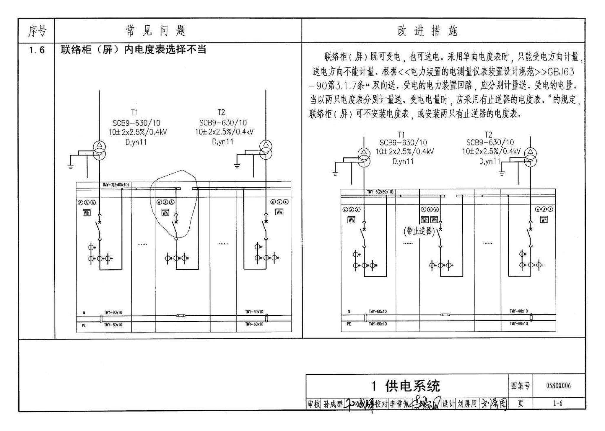 05SDX006--民用建筑工程设计常见问题分析及图示－电气专业