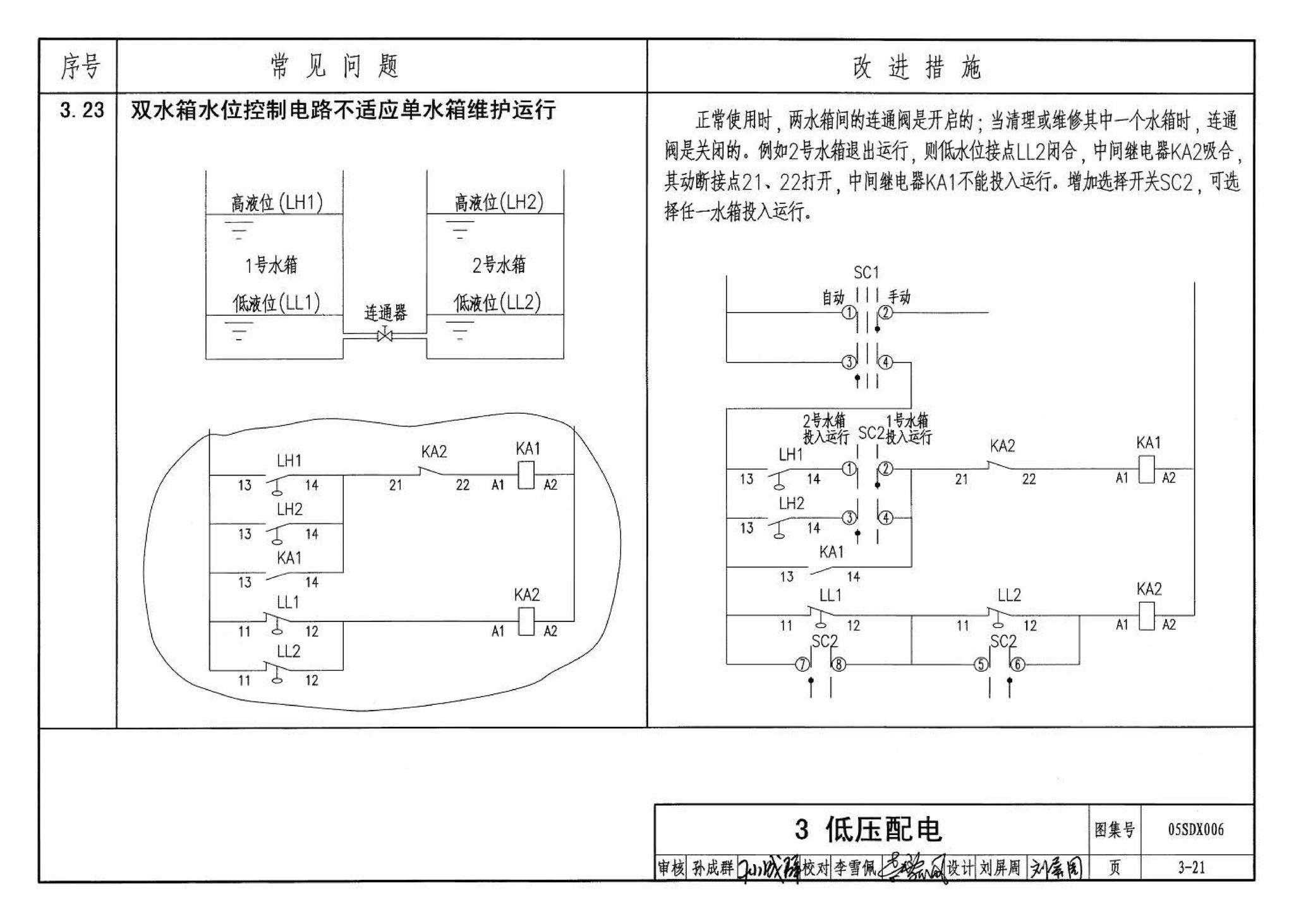 05SDX006--民用建筑工程设计常见问题分析及图示－电气专业