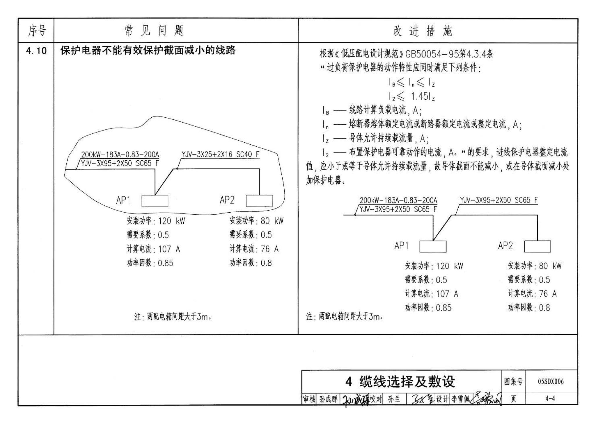 05SDX006--民用建筑工程设计常见问题分析及图示－电气专业