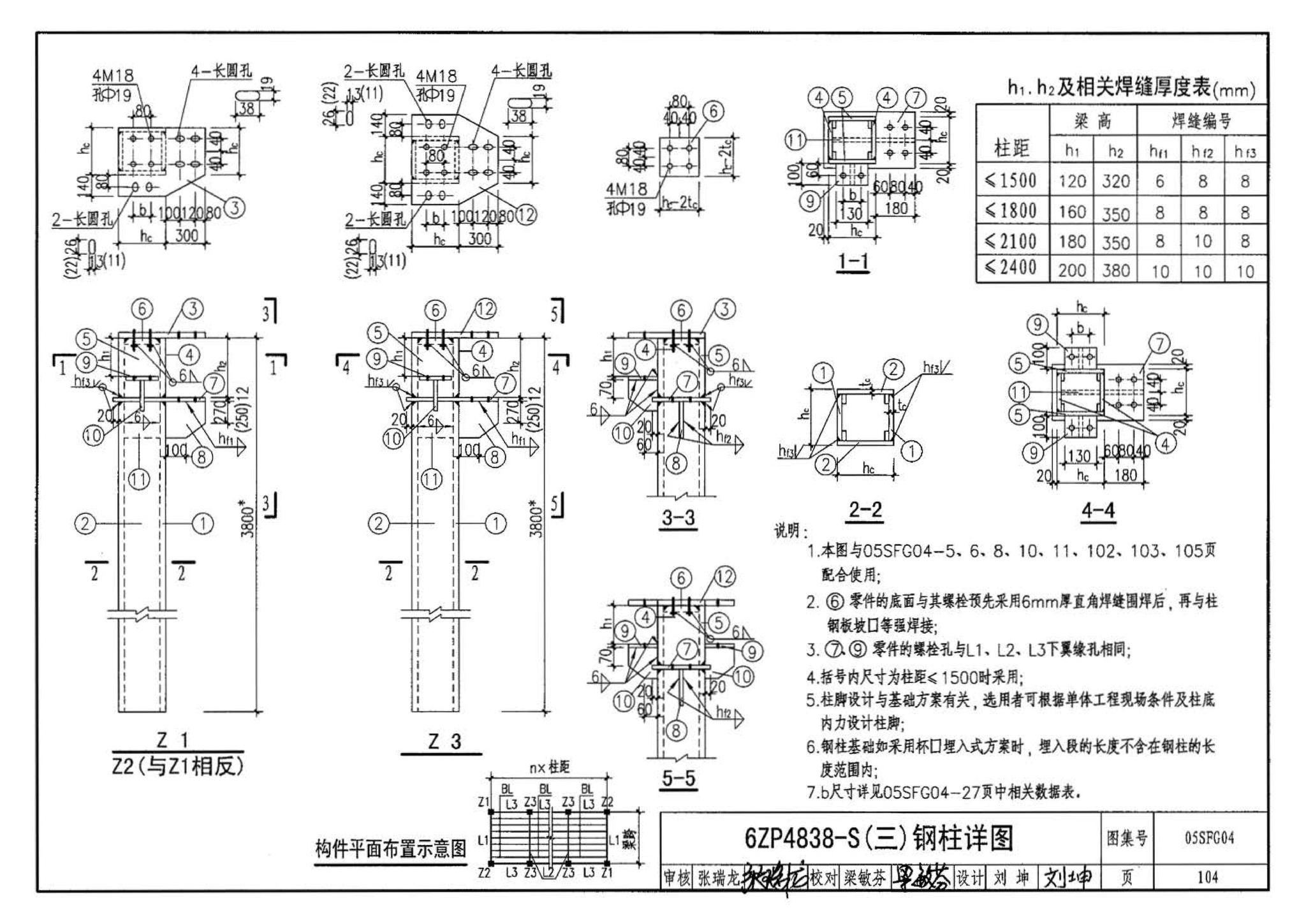 05SFJ05、05SFG04--防空地下室室外出入口部钢结构装配式防倒塌棚架 建筑、结构(设计、加工)合订本