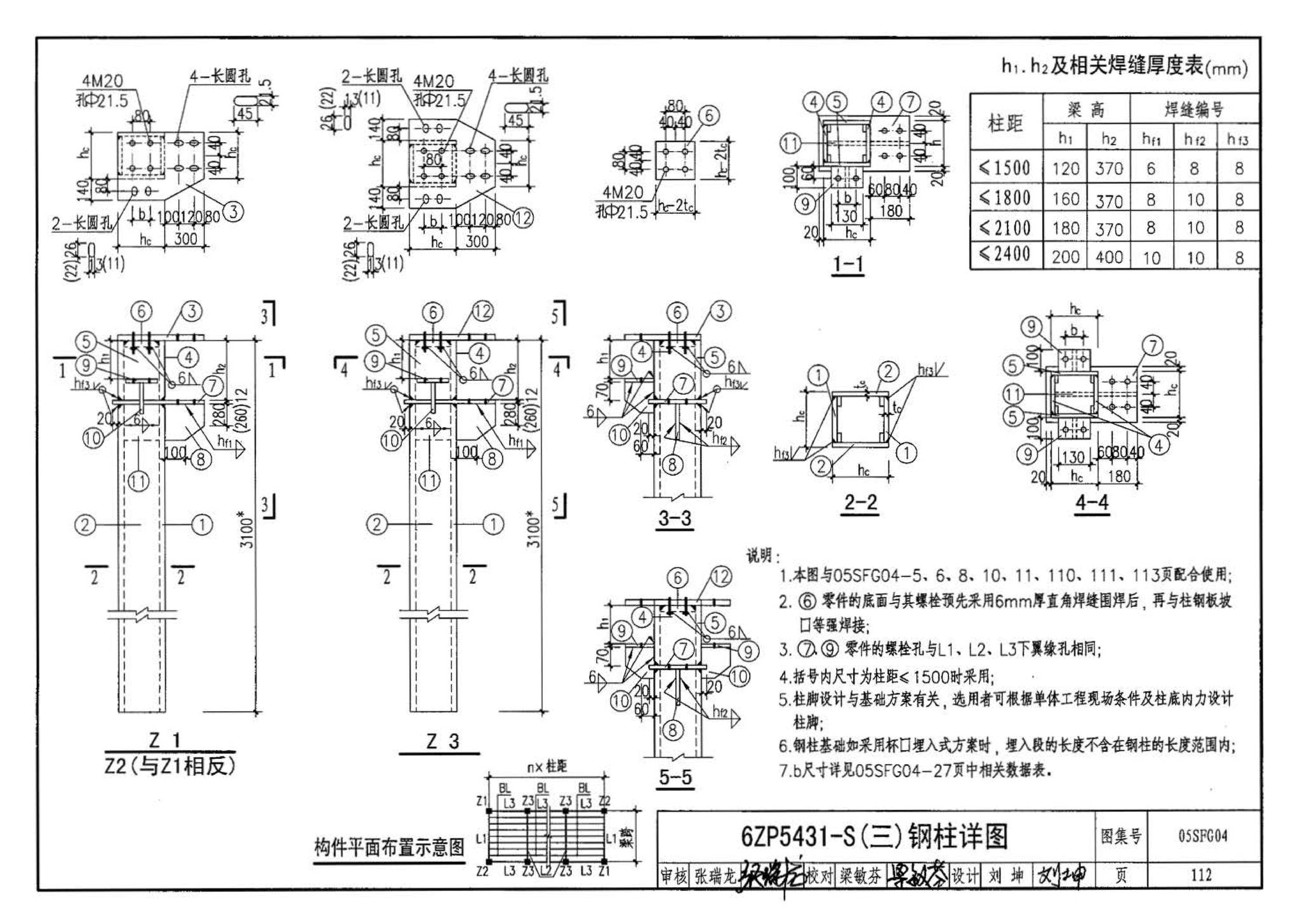 05SFJ05、05SFG04--防空地下室室外出入口部钢结构装配式防倒塌棚架 建筑、结构(设计、加工)合订本