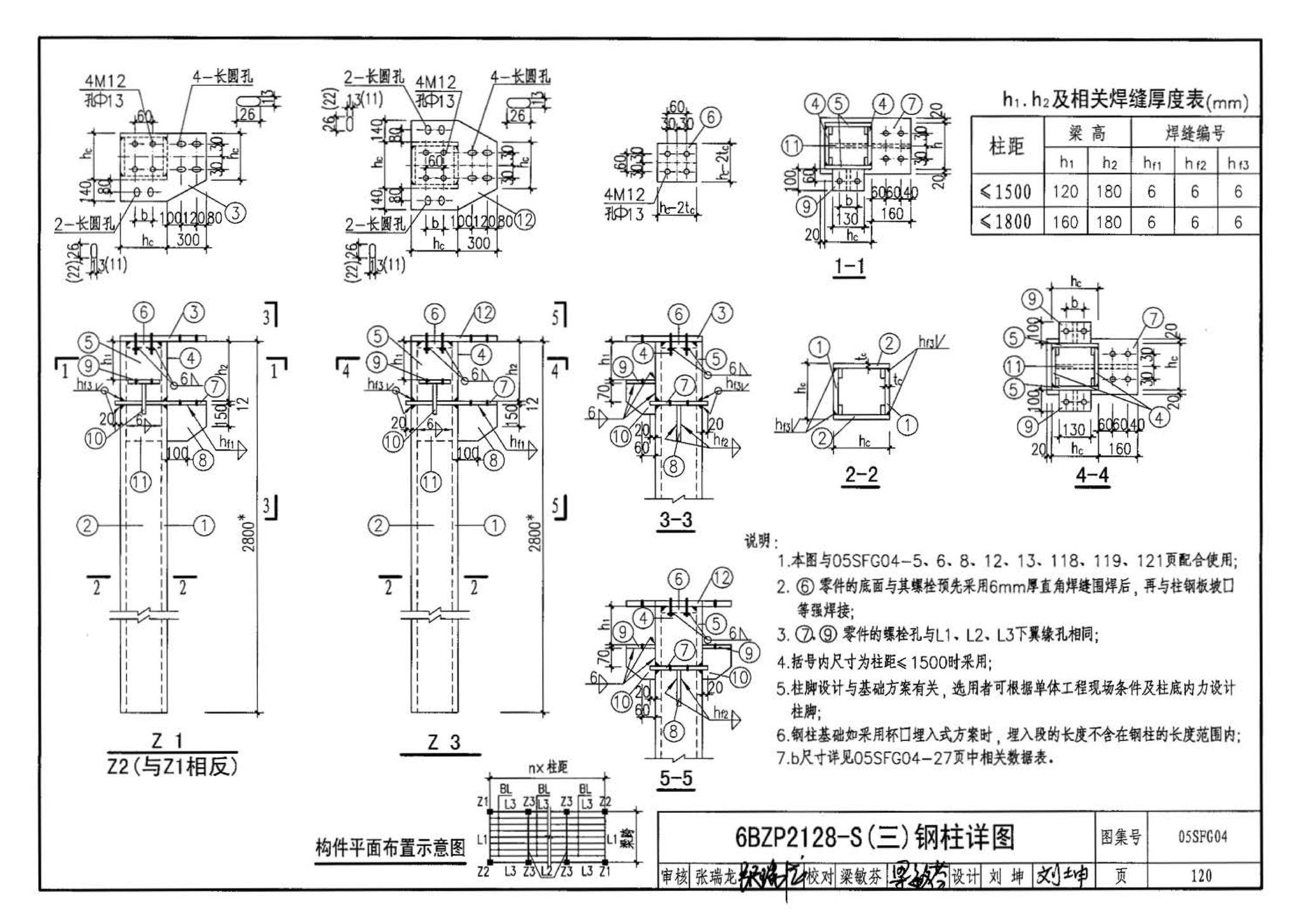 05SFJ05、05SFG04--防空地下室室外出入口部钢结构装配式防倒塌棚架 建筑、结构(设计、加工)合订本