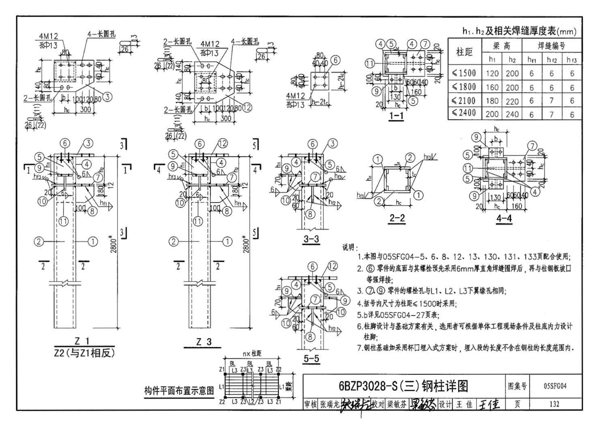 05SFJ05、05SFG04--防空地下室室外出入口部钢结构装配式防倒塌棚架 建筑、结构(设计、加工)合订本