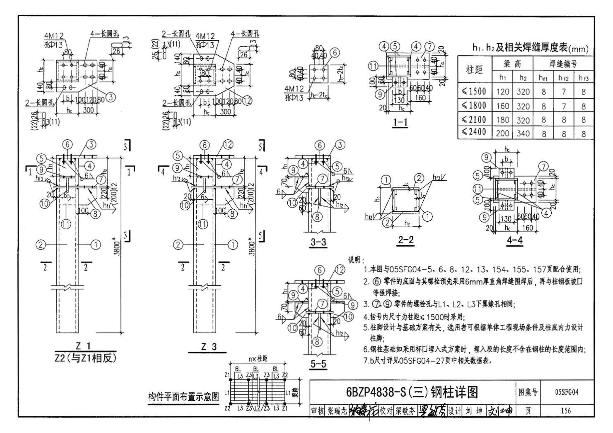 05SFJ05、05SFG04--防空地下室室外出入口部钢结构装配式防倒塌棚架 建筑、结构(设计、加工)合订本