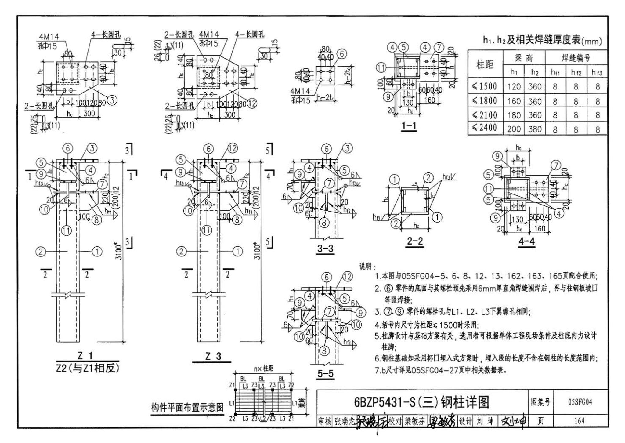 05SFJ05、05SFG04--防空地下室室外出入口部钢结构装配式防倒塌棚架 建筑、结构(设计、加工)合订本