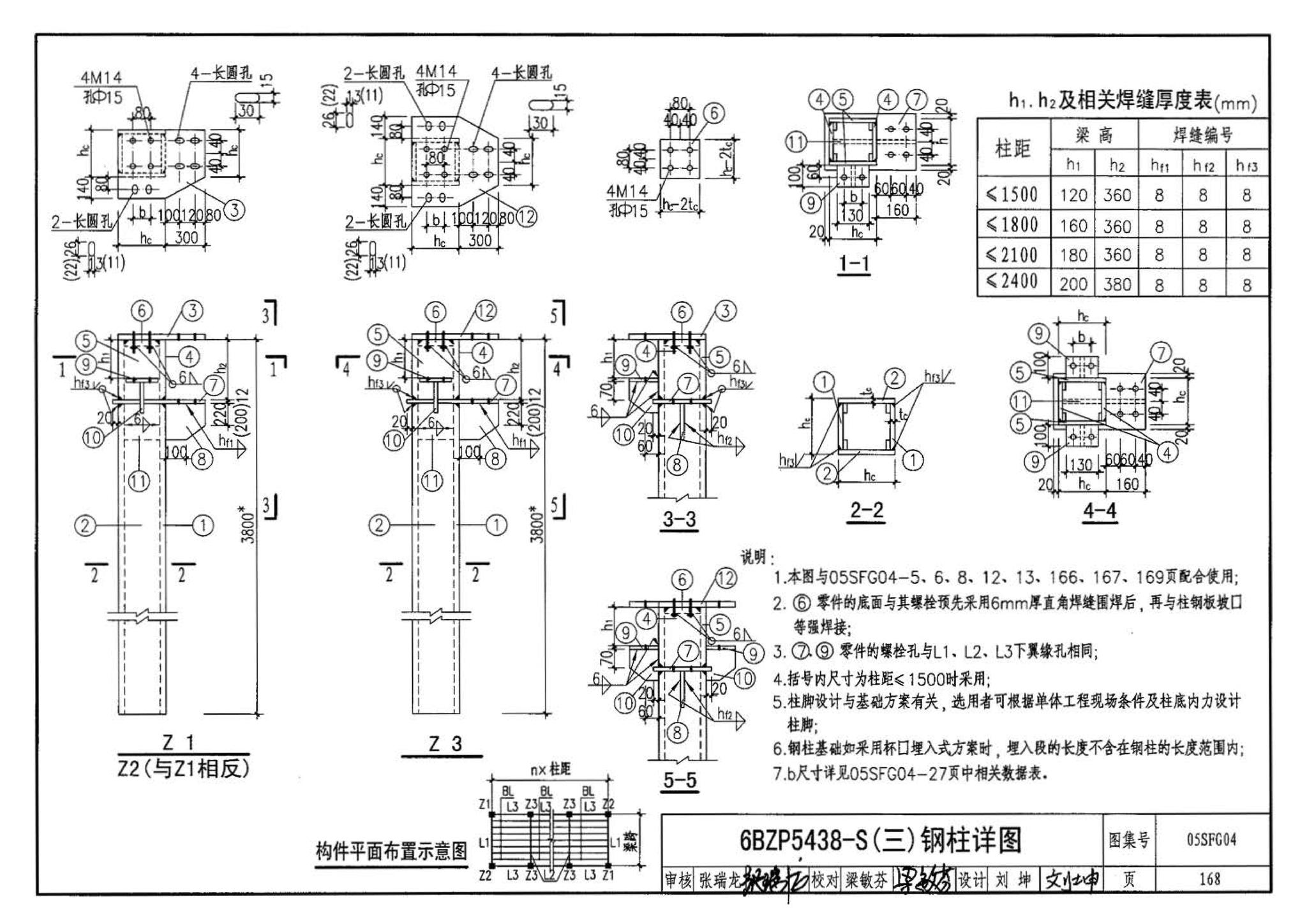 05SFJ05、05SFG04--防空地下室室外出入口部钢结构装配式防倒塌棚架 建筑、结构(设计、加工)合订本