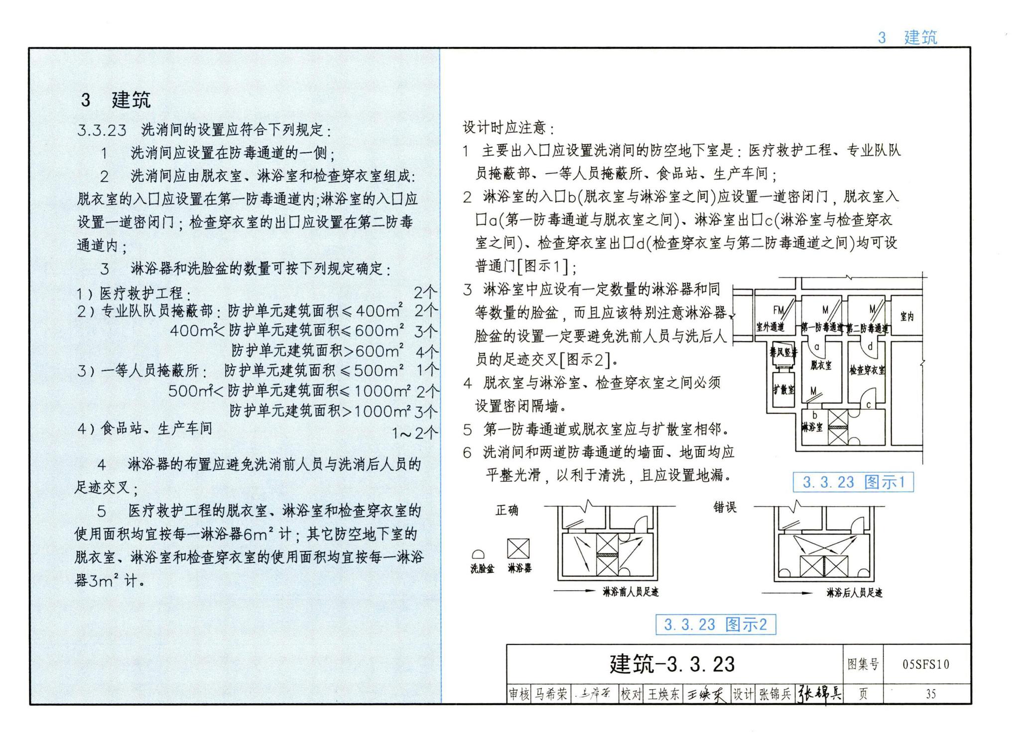 05SFS10--《人民防空地下室设计规范》图示－给水排水专业