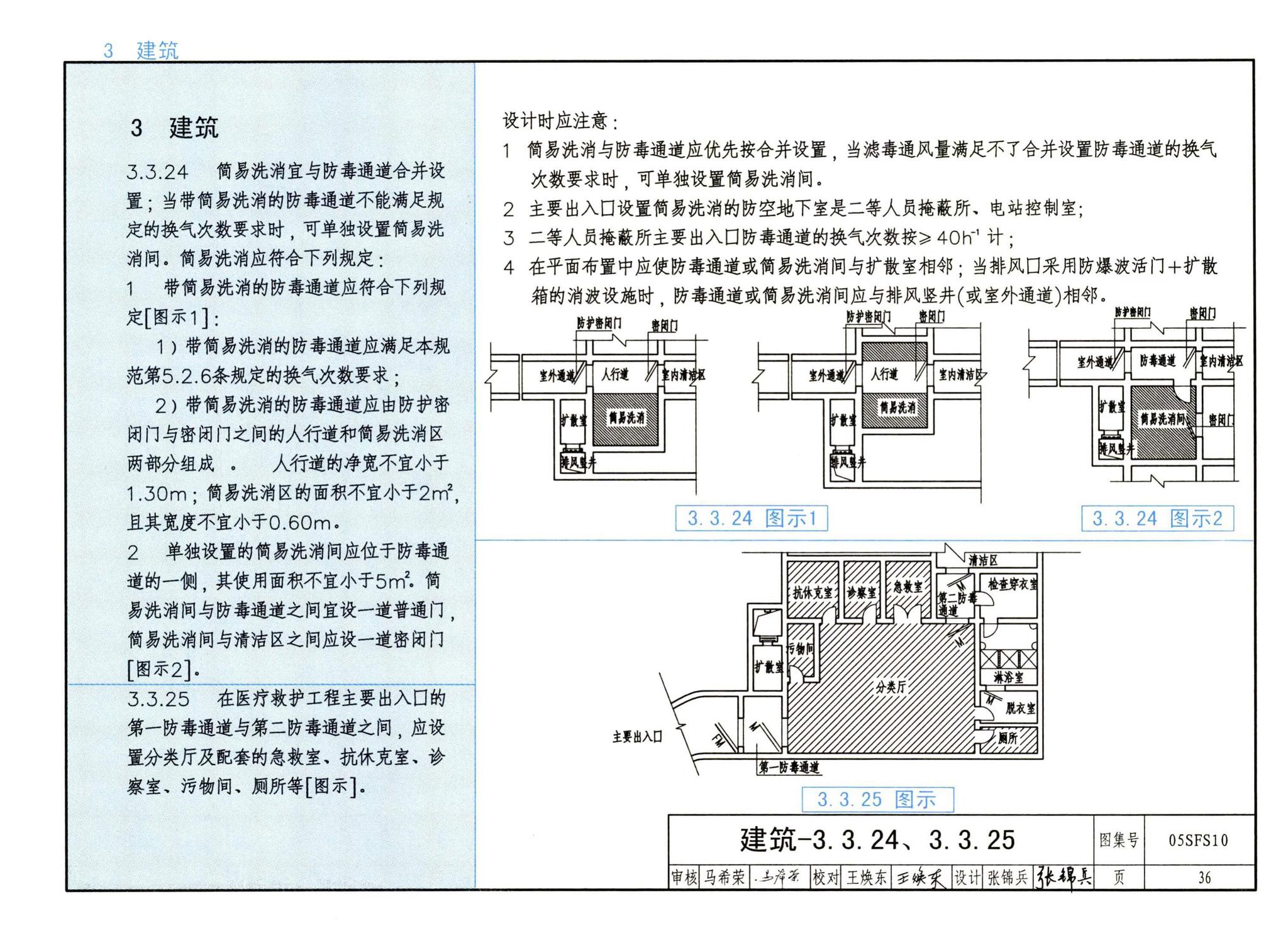 05SFS10--《人民防空地下室设计规范》图示－给水排水专业