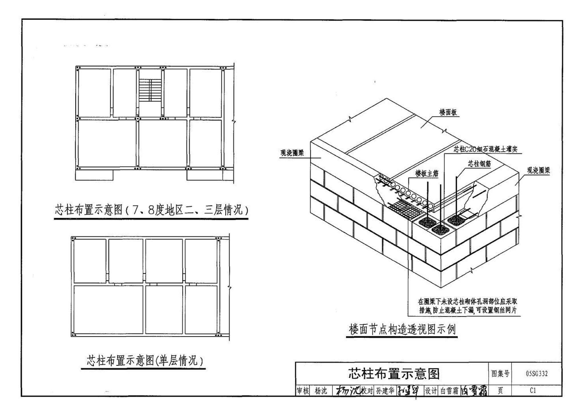 05SG332--小城镇住宅结构构件及构造