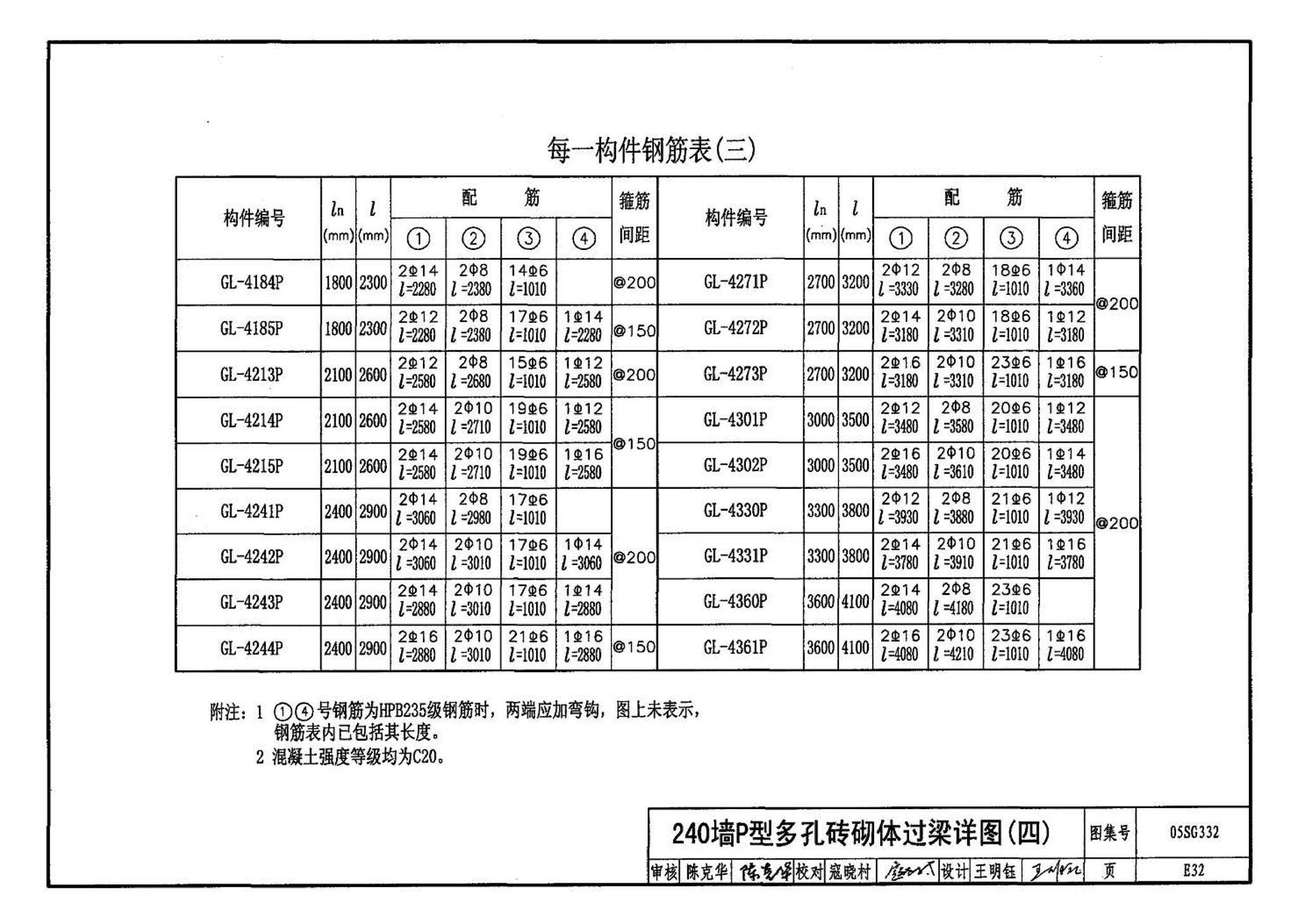 05SG332--小城镇住宅结构构件及构造