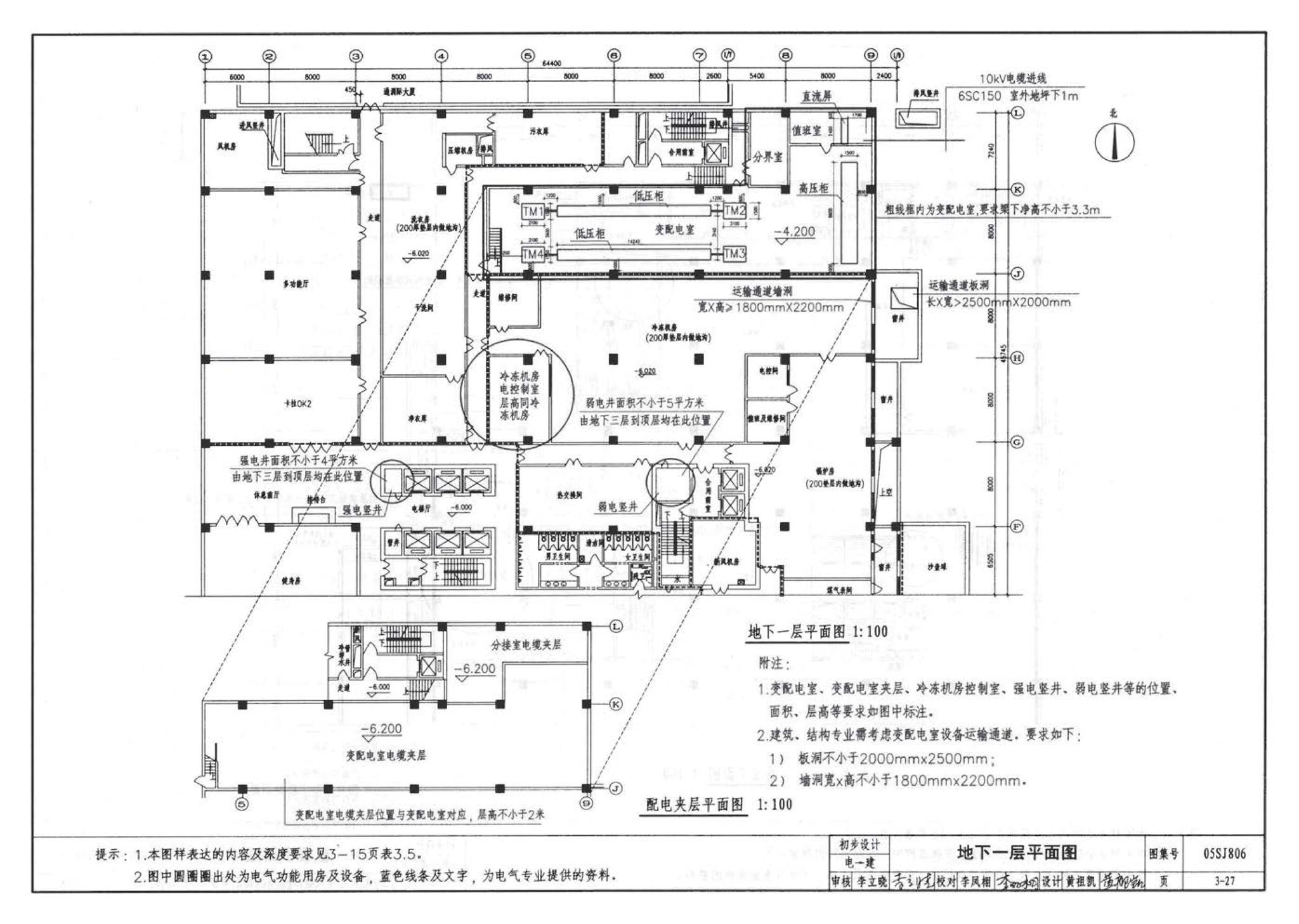 05SJ806--民用建筑工程设计互提资料深度及图样－建筑专业