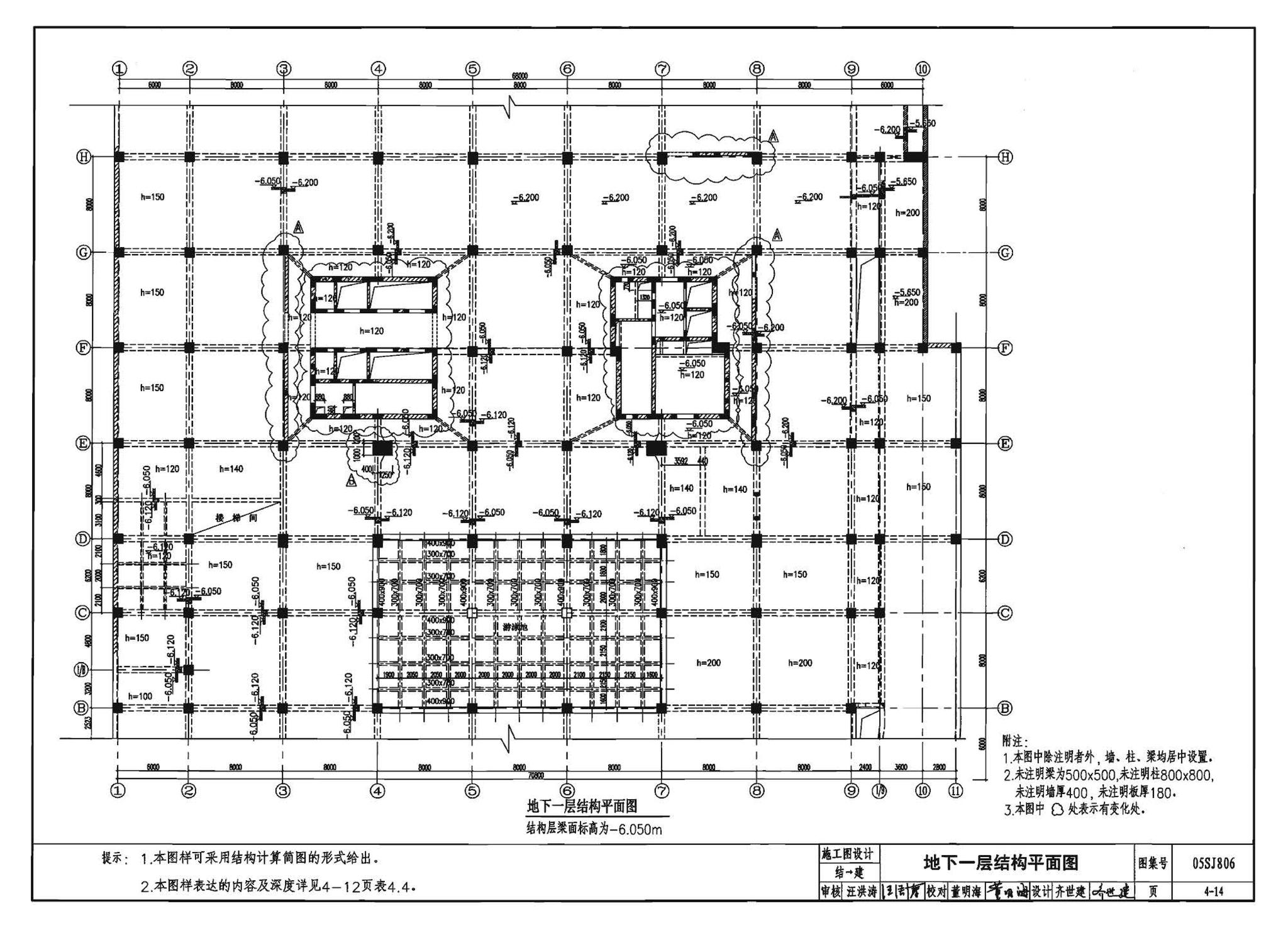 05SJ806--民用建筑工程设计互提资料深度及图样－建筑专业