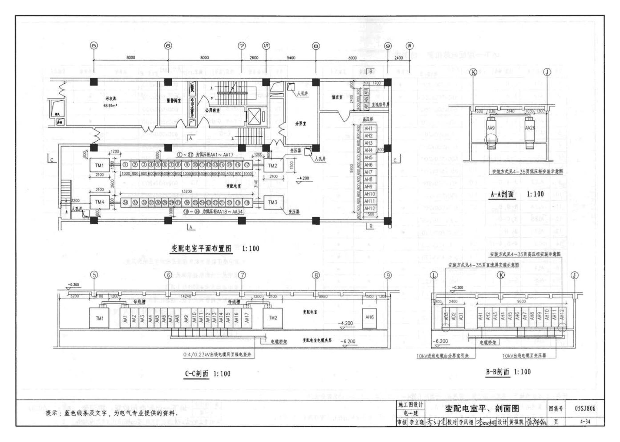 05SJ806--民用建筑工程设计互提资料深度及图样－建筑专业