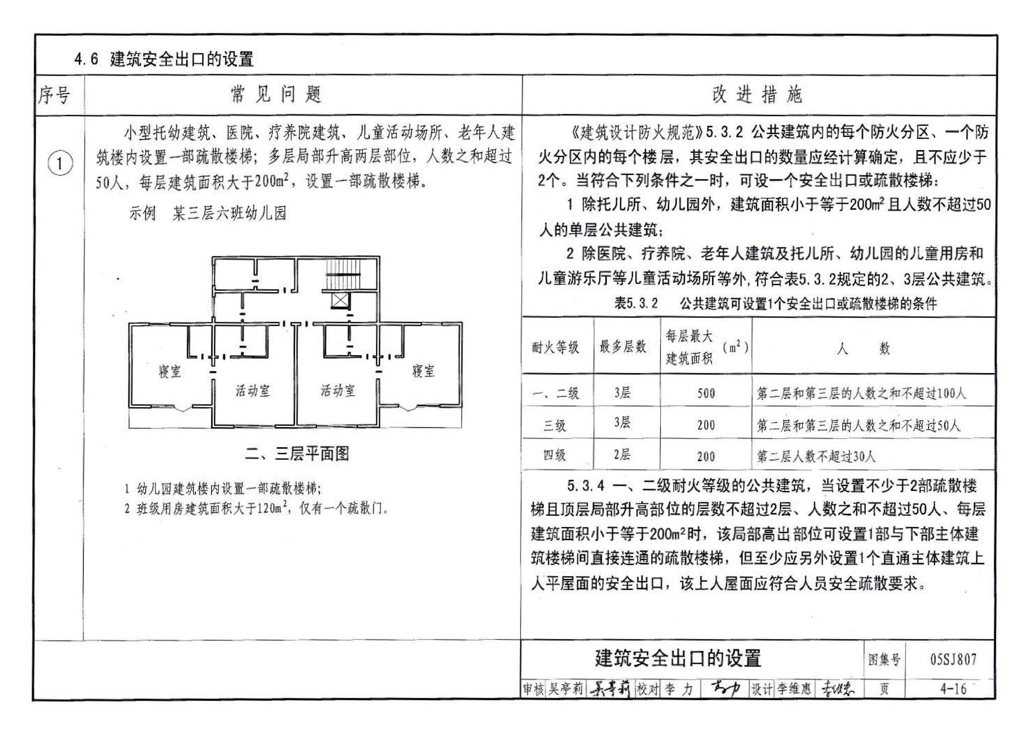 05SJ807--民用建筑工程设计常见问题分析及图示－建筑专业