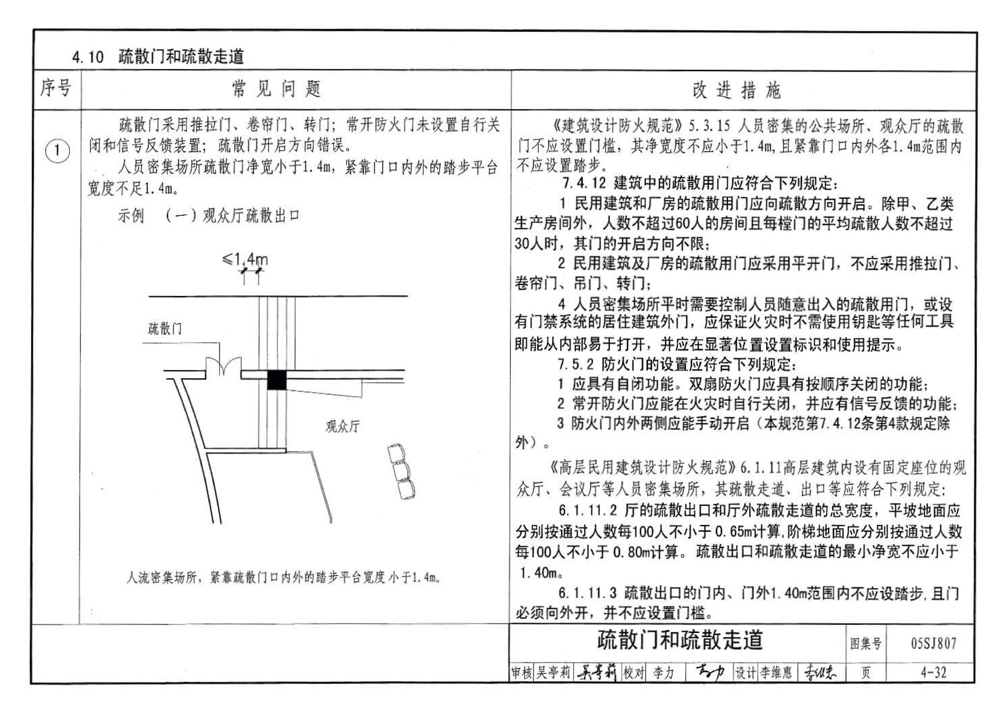 05SJ807--民用建筑工程设计常见问题分析及图示－建筑专业