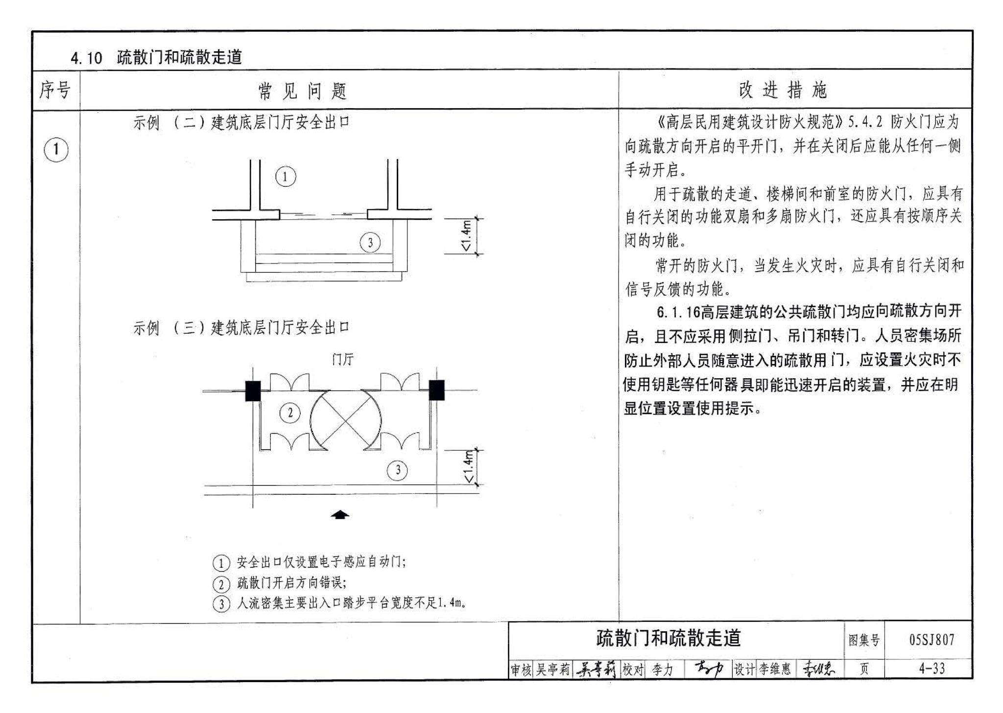 05SJ807--民用建筑工程设计常见问题分析及图示－建筑专业