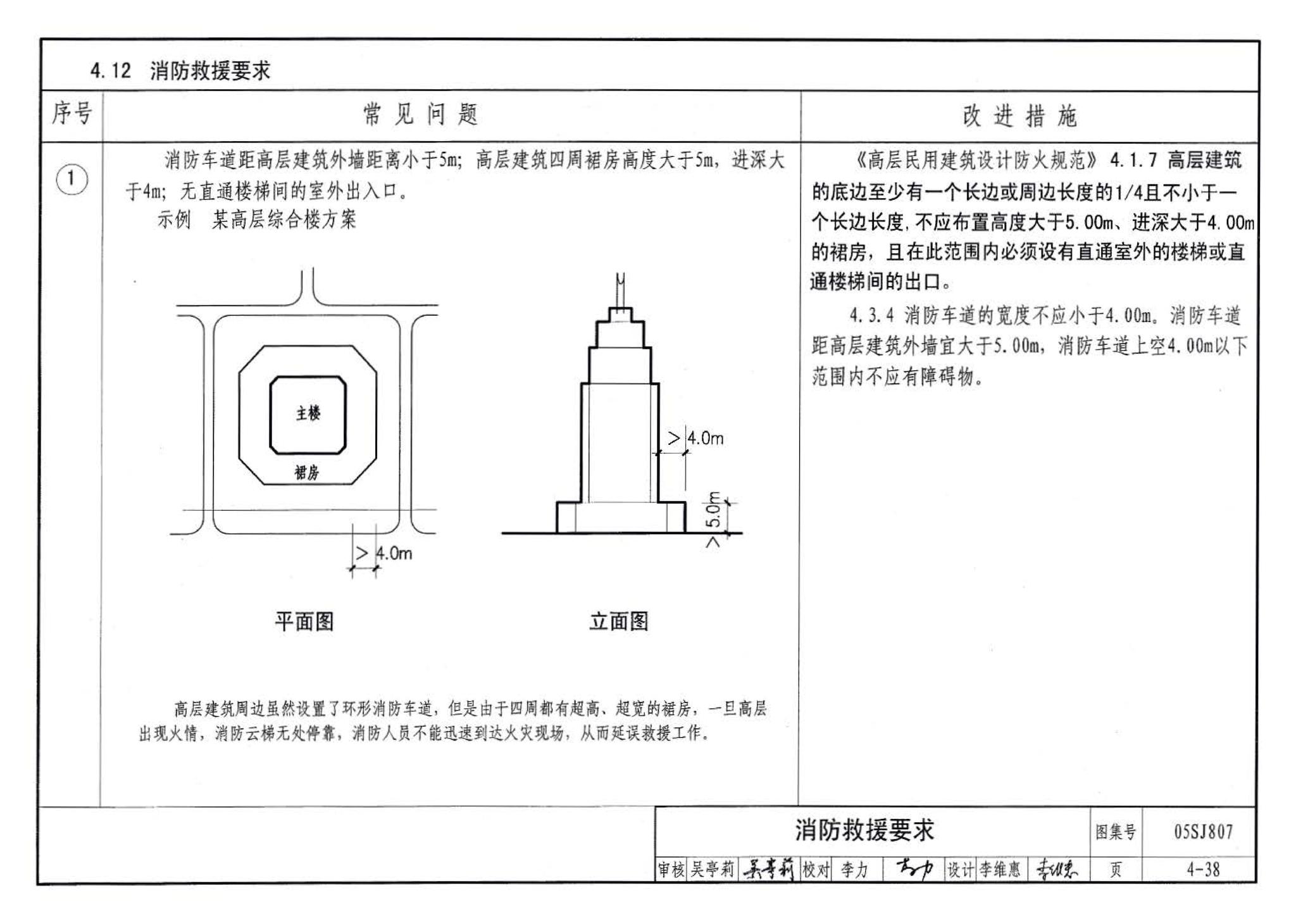 05SJ807--民用建筑工程设计常见问题分析及图示－建筑专业