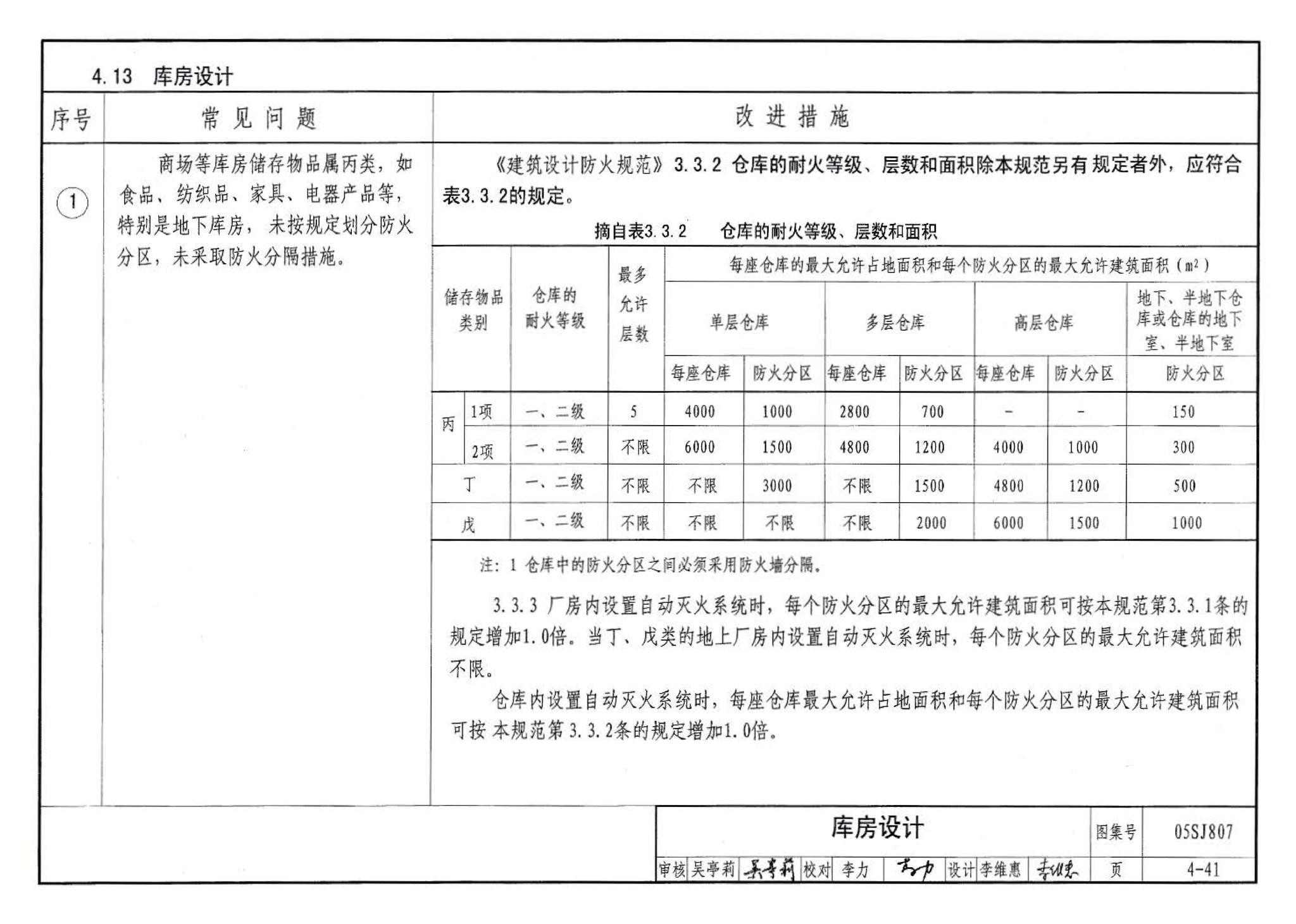 05SJ807--民用建筑工程设计常见问题分析及图示－建筑专业