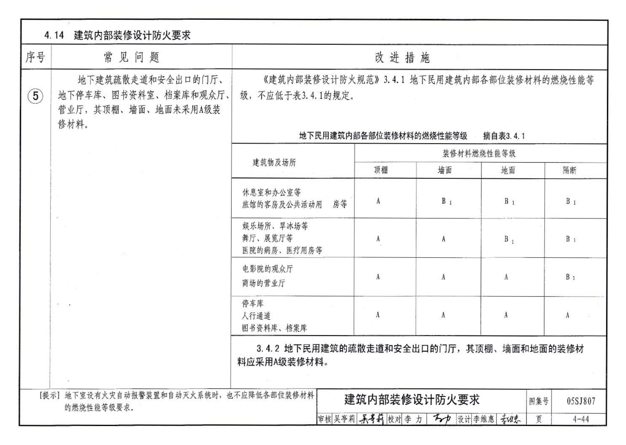 05SJ807--民用建筑工程设计常见问题分析及图示－建筑专业