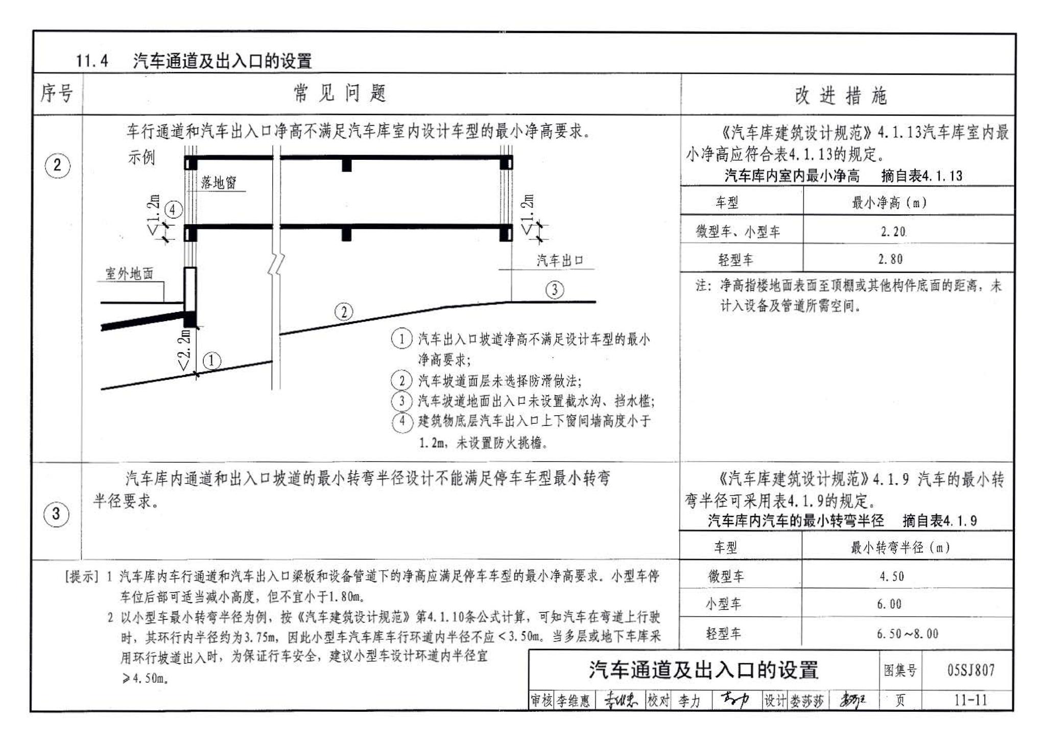 05SJ807--民用建筑工程设计常见问题分析及图示－建筑专业