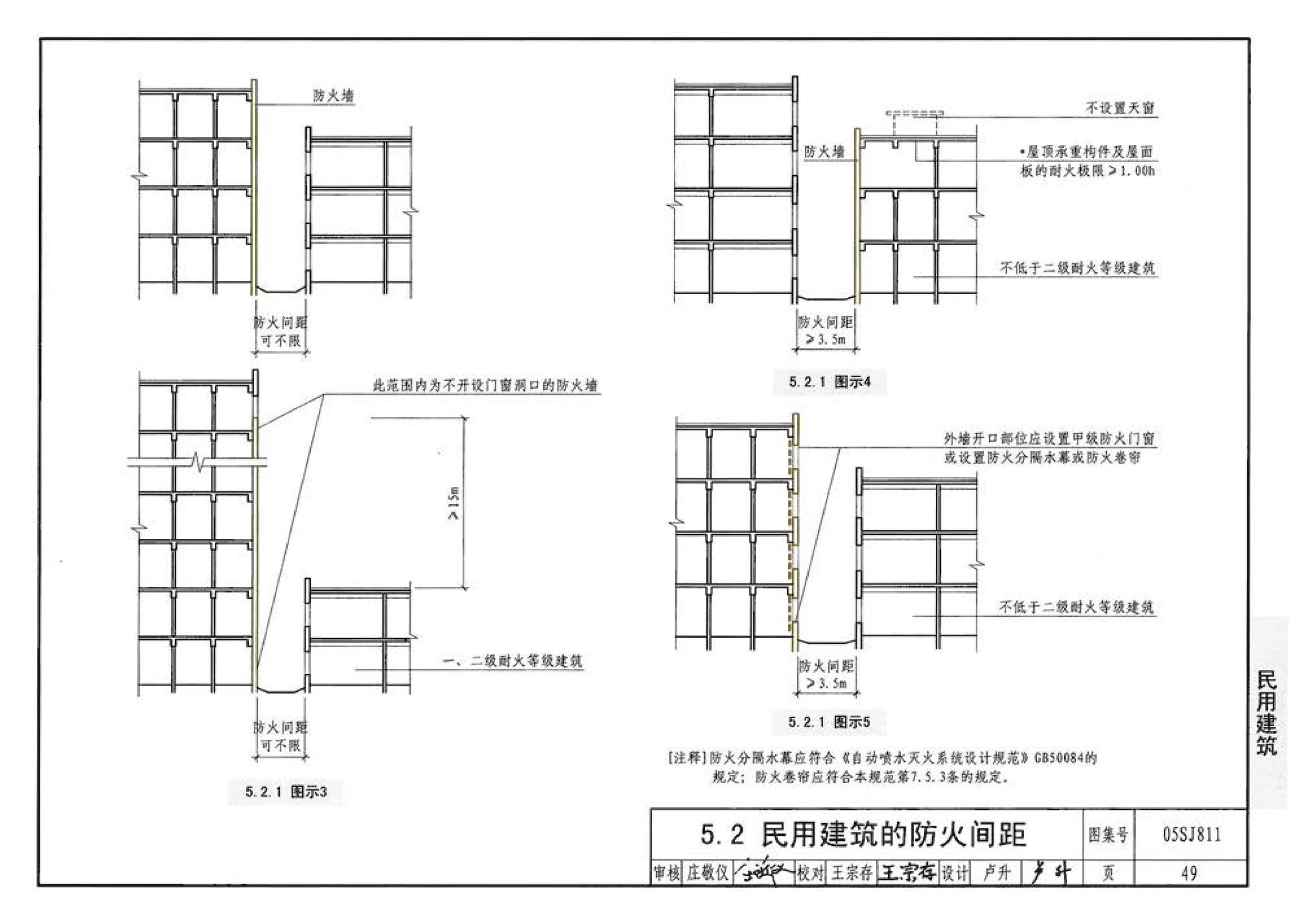 05SJ811--《建筑设计防火规范》图示