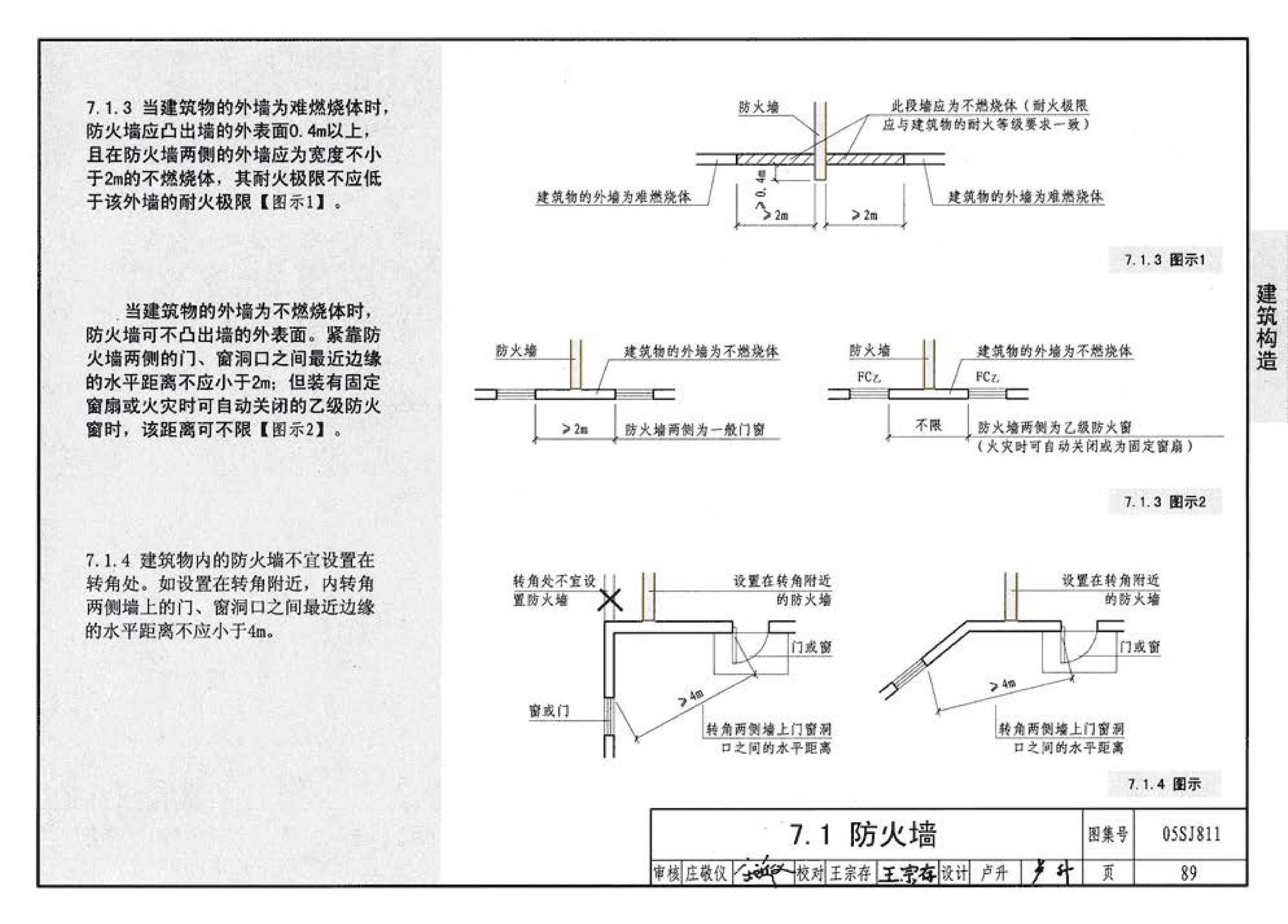 05SJ811--《建筑设计防火规范》图示