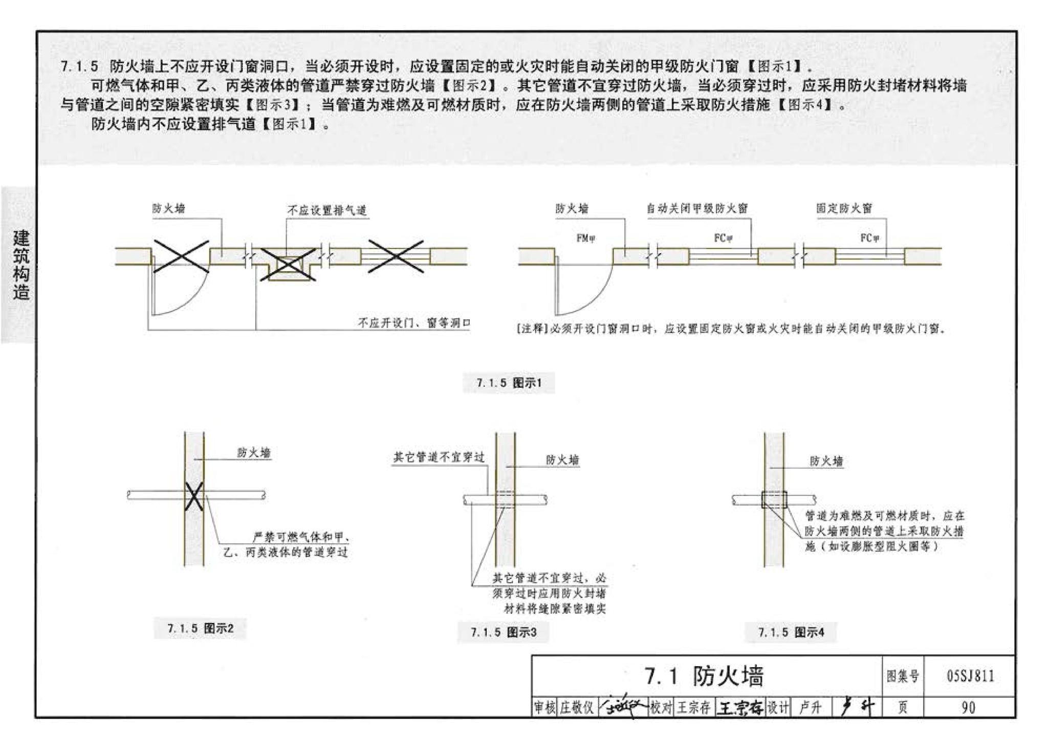 05SJ811--《建筑设计防火规范》图示