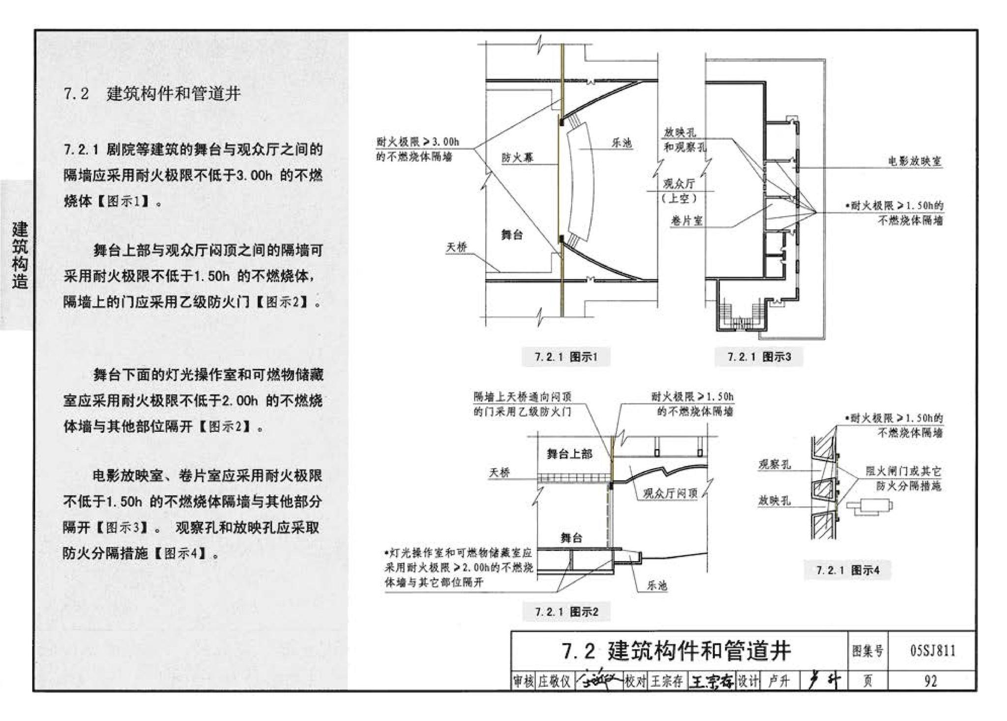 05SJ811--《建筑设计防火规范》图示