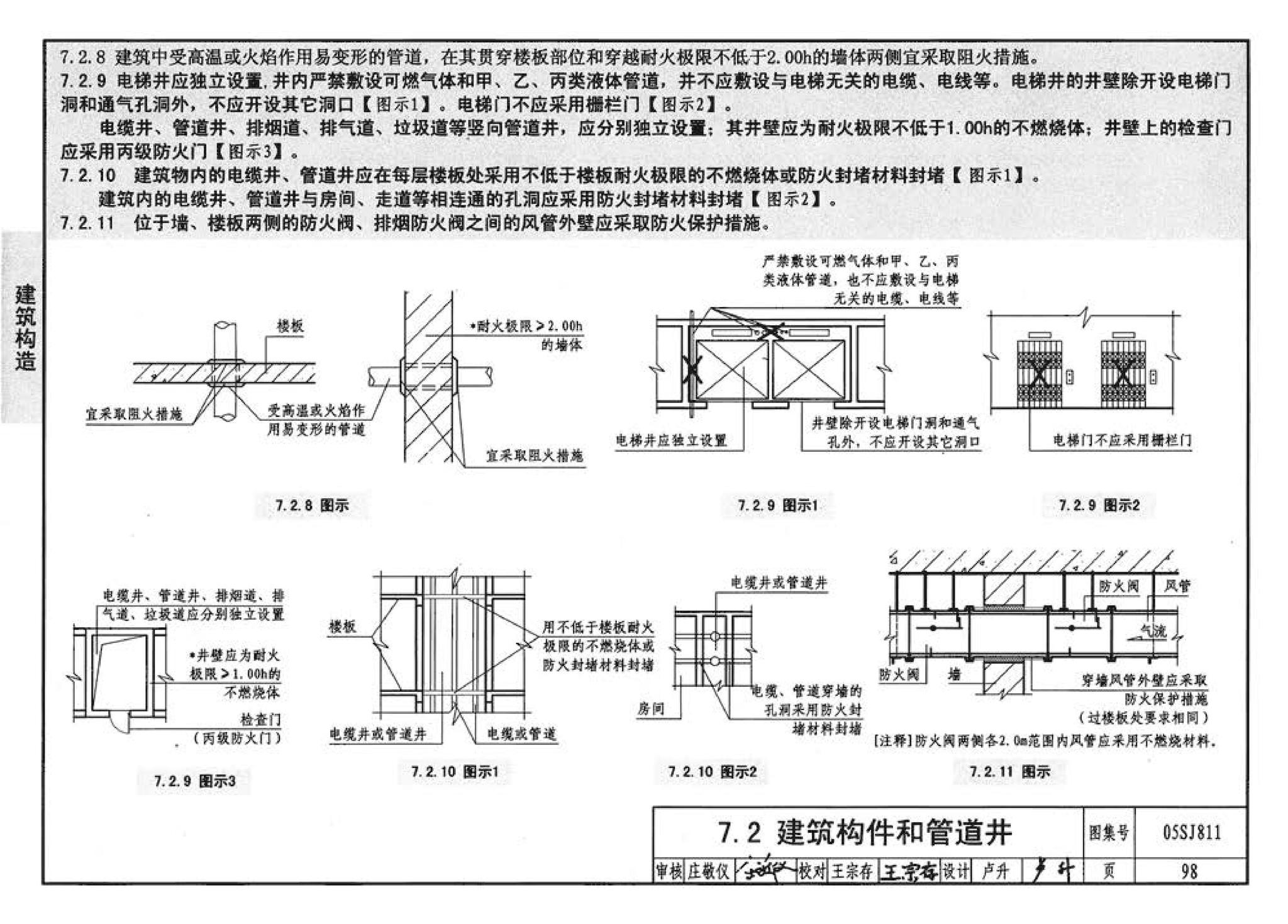 05SJ811--《建筑设计防火规范》图示