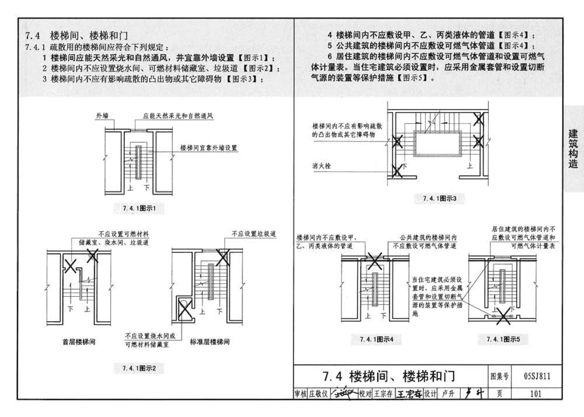 05SJ811--《建筑设计防火规范》图示