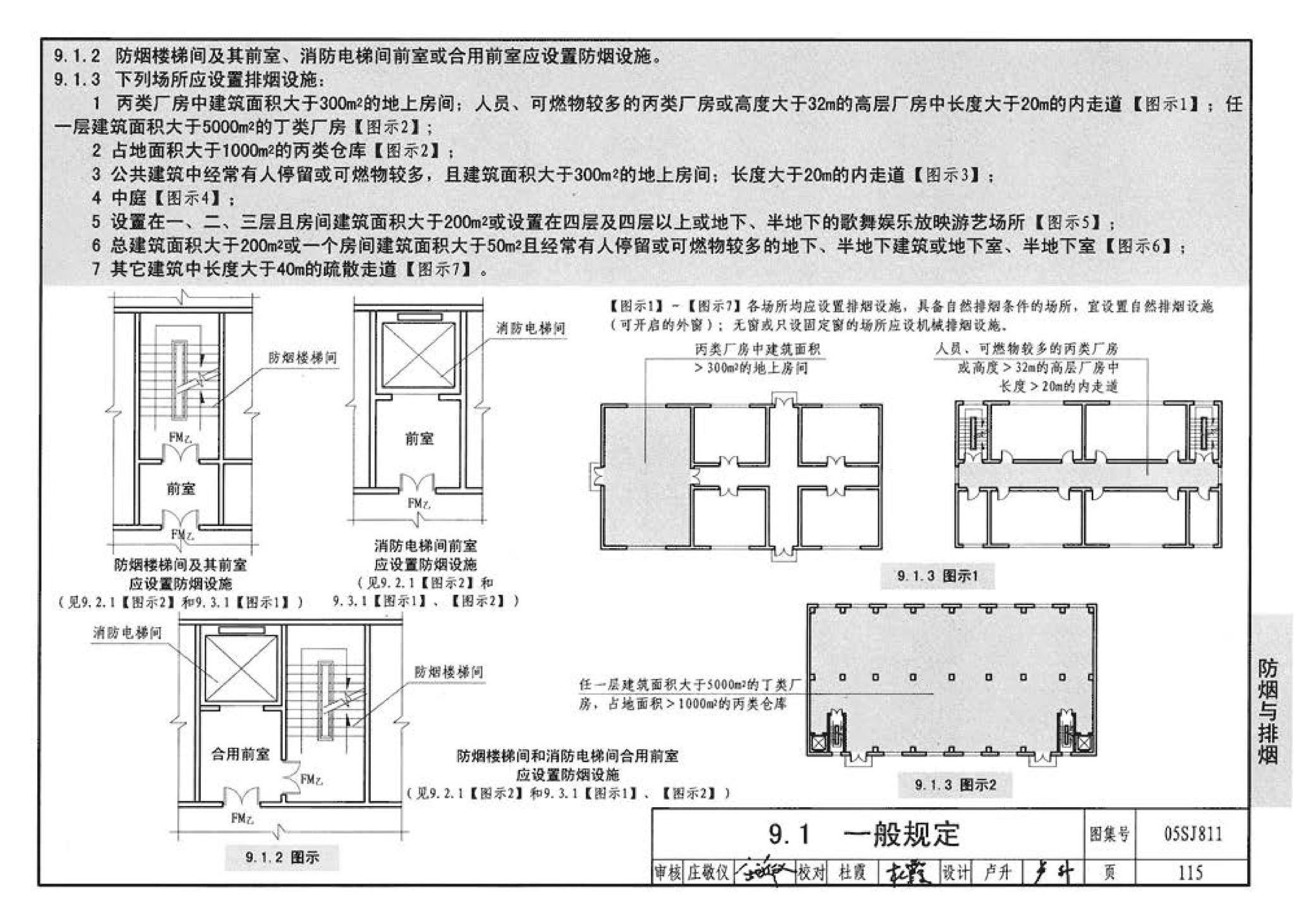 05SJ811--《建筑设计防火规范》图示