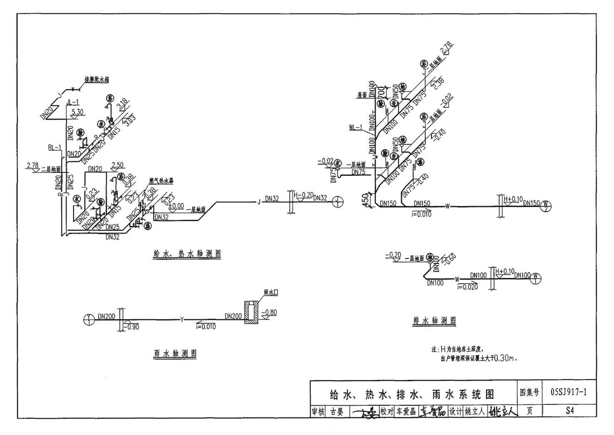 05SJ917-1--小城镇住宅通用（示范）设计--北京地区