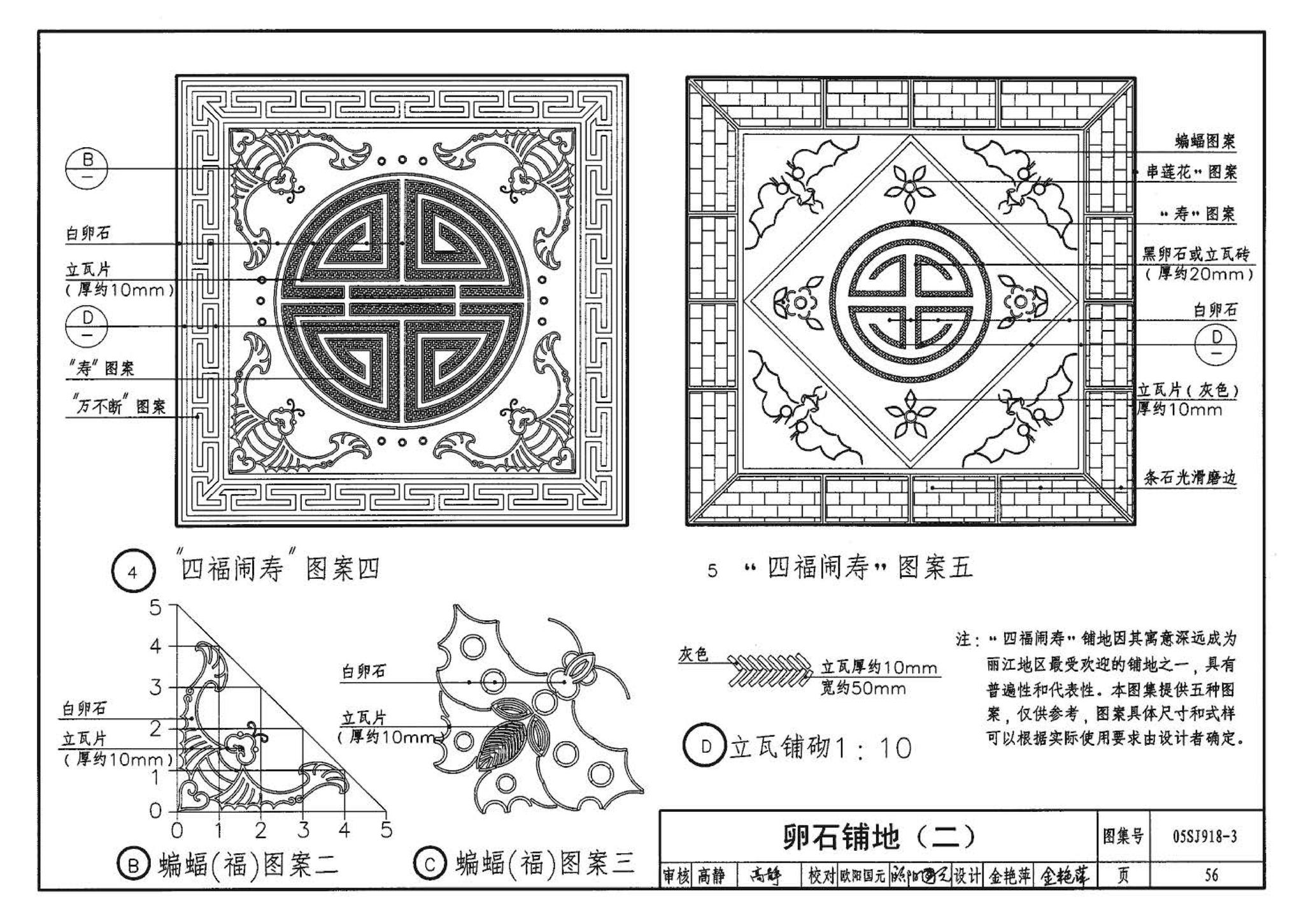 05SJ918-3--传统特色小城镇住宅--丽江地区