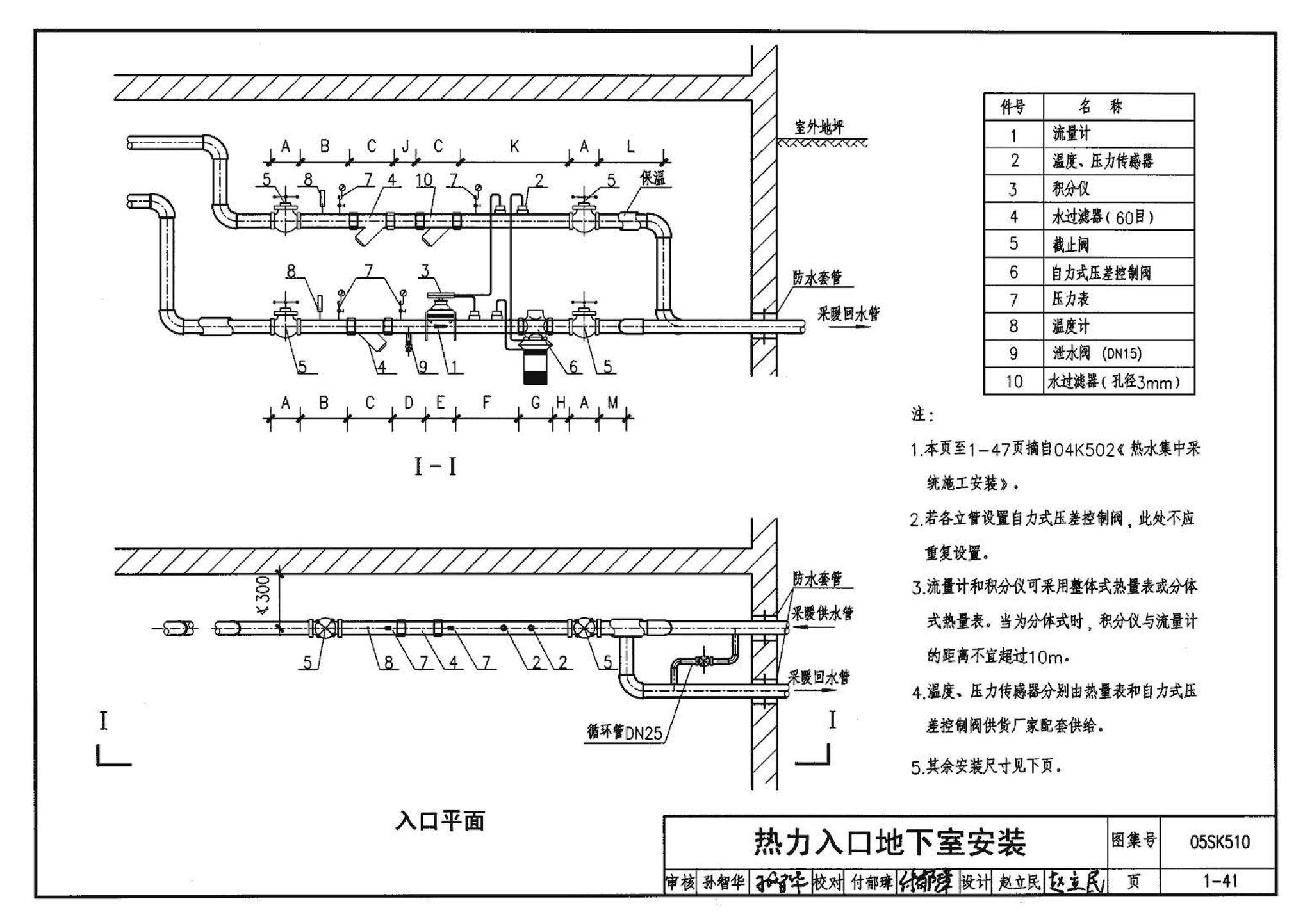 05SK510--小城镇住宅采暖通风设备选用与安装