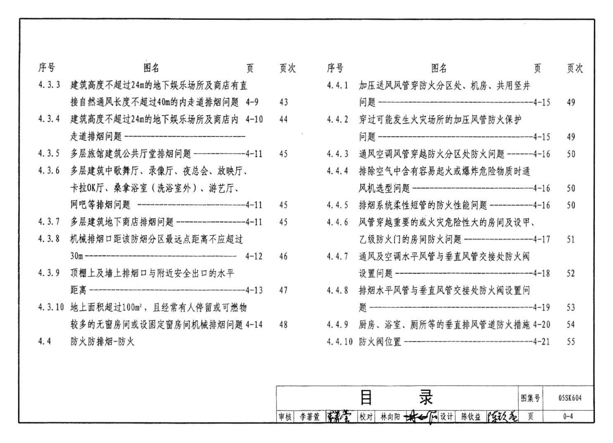 05SK604--民用建筑工程设计常见问题分析及图示－暖通空调及动力专业