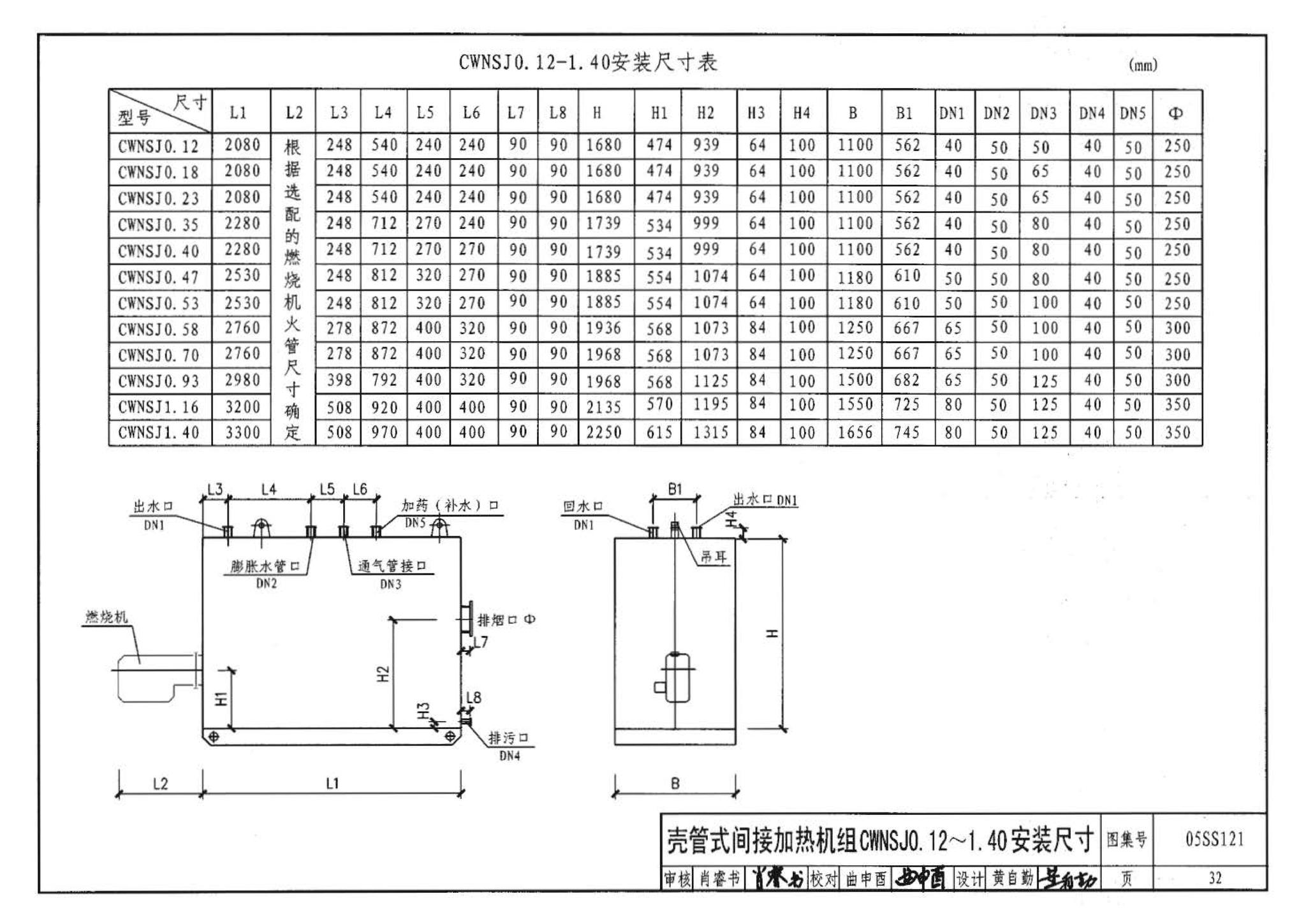 05SS121--热水机组选用与安装