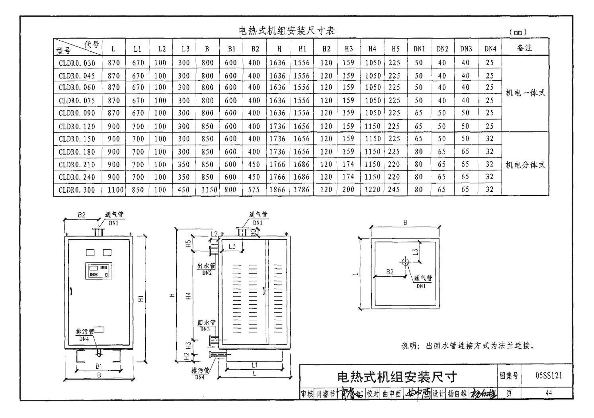 05SS121--热水机组选用与安装