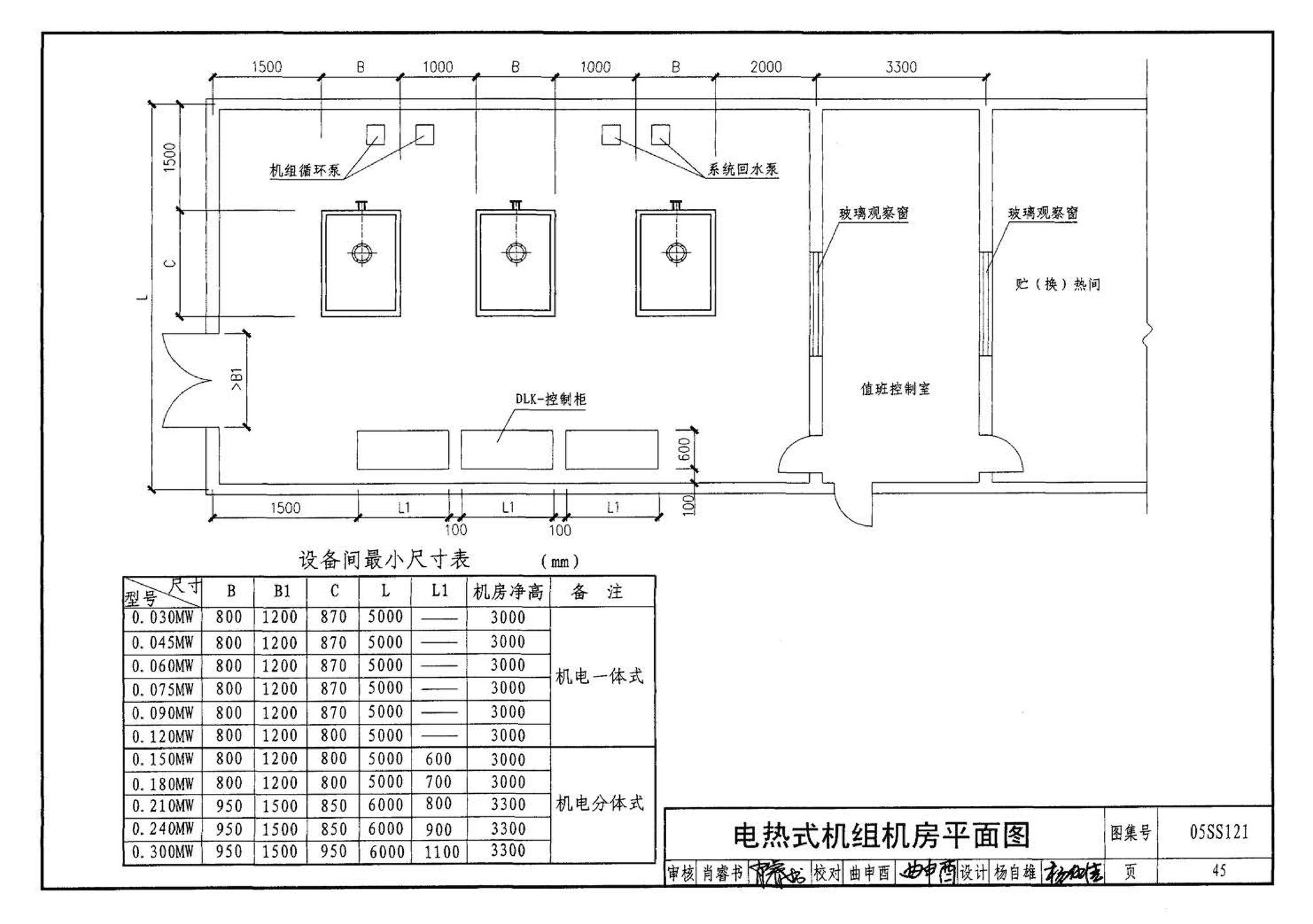 05SS121--热水机组选用与安装