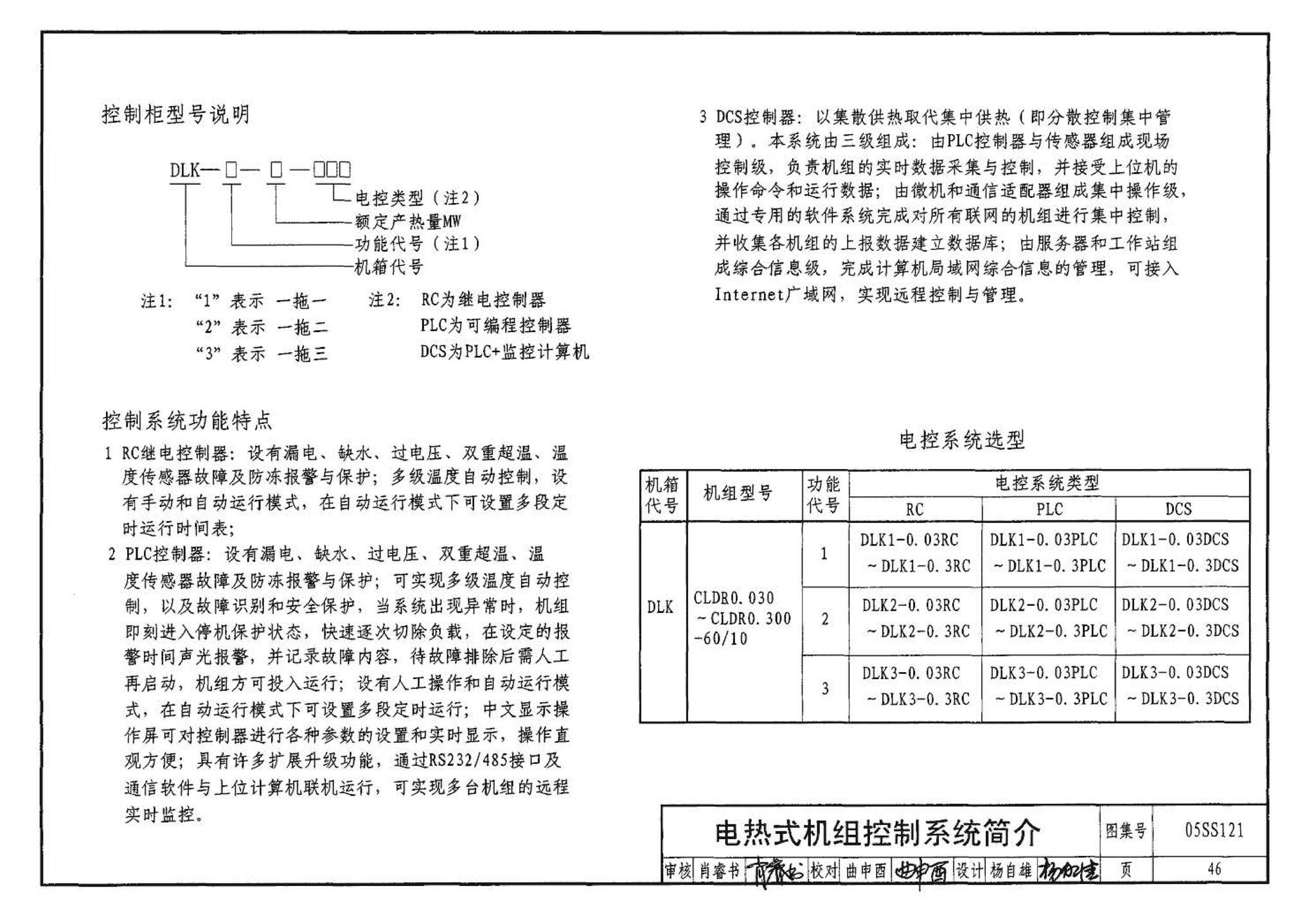 05SS121--热水机组选用与安装