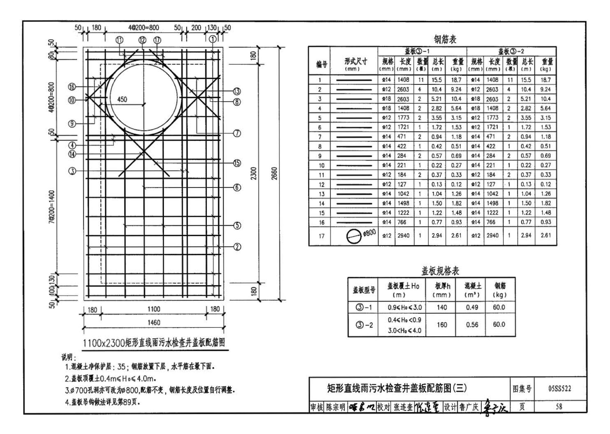 05SS522--混凝土模块式排水检查井