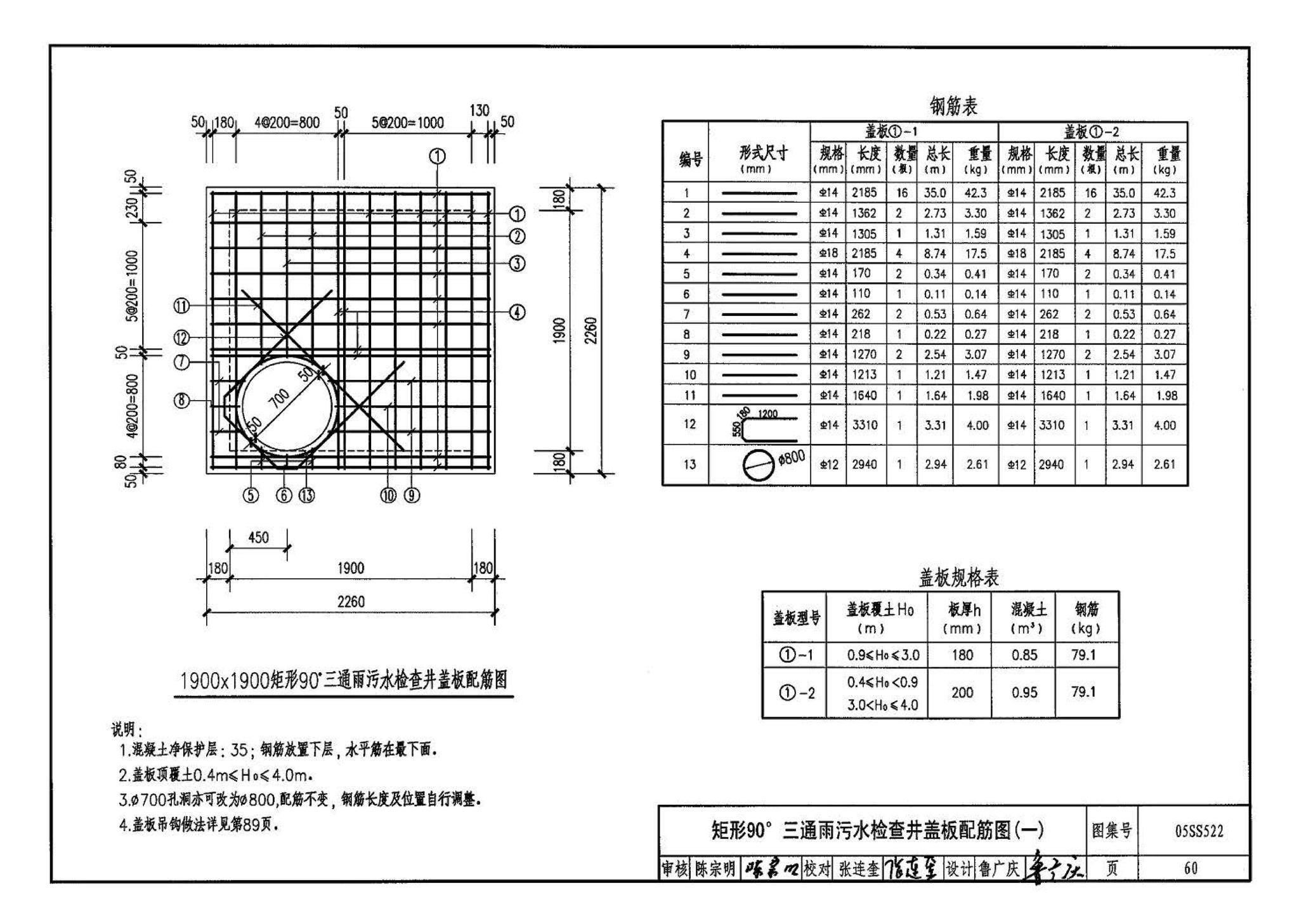 05SS522--混凝土模块式排水检查井