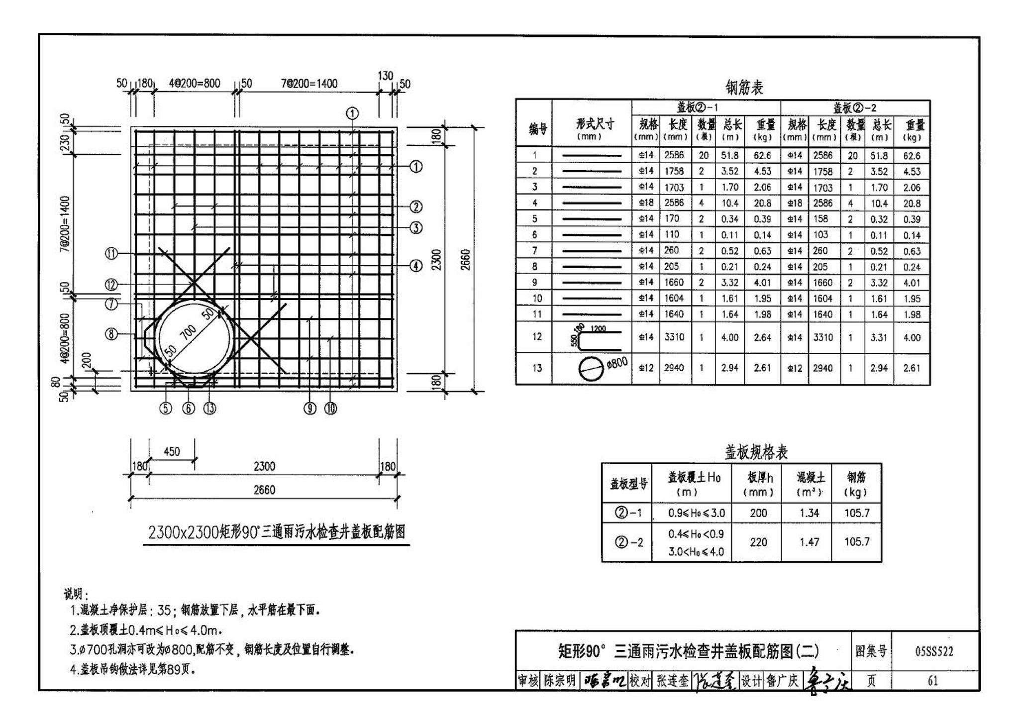 05SS522--混凝土模块式排水检查井