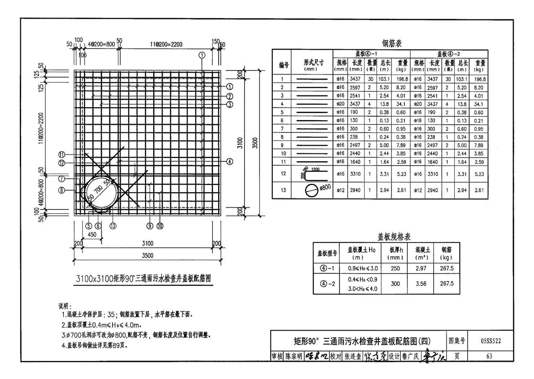 05SS522--混凝土模块式排水检查井