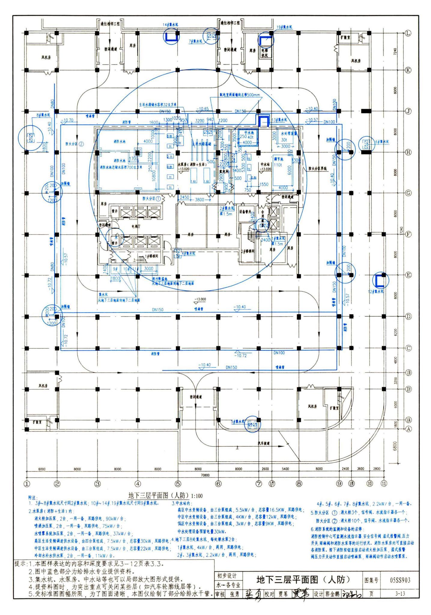 05SS903--民用建筑工程互提资料深度及图样－给水排水专业