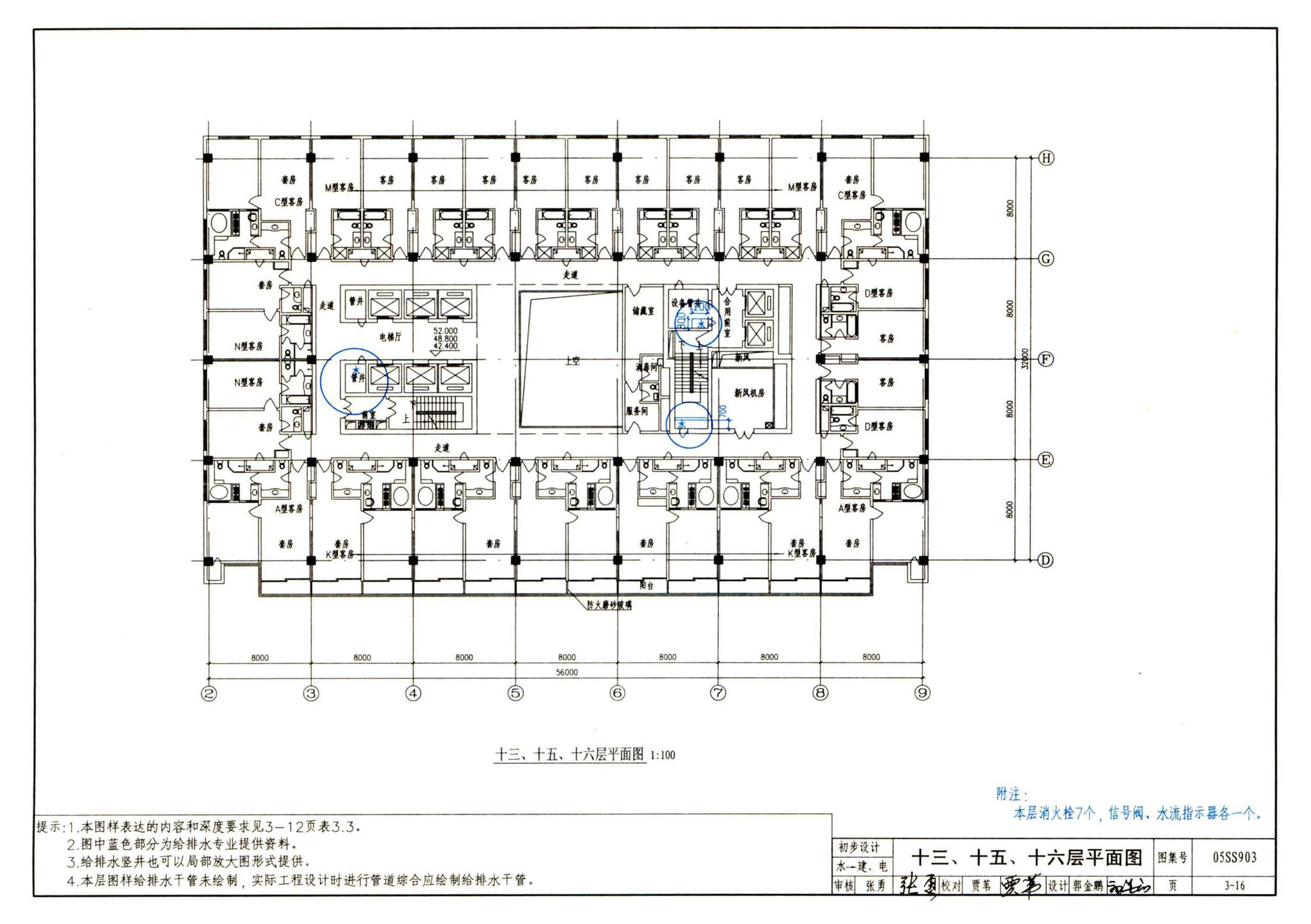 05SS903--民用建筑工程互提资料深度及图样－给水排水专业