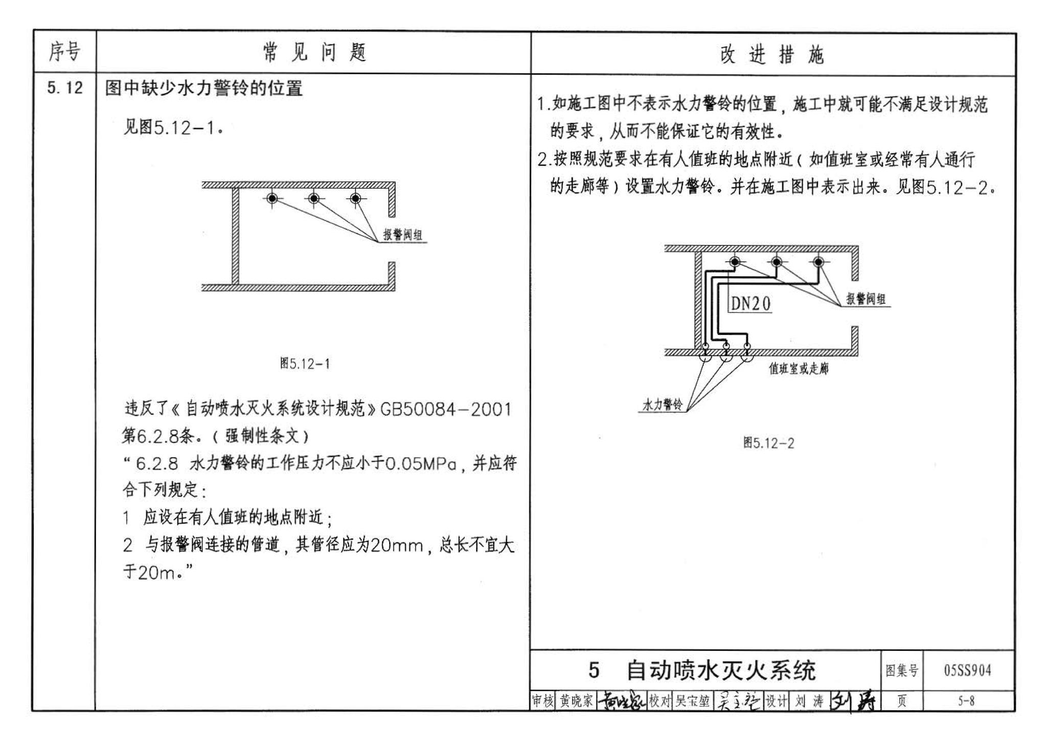 05SS904--民用建筑工程设计常见问题分析及图示－给水排水专业