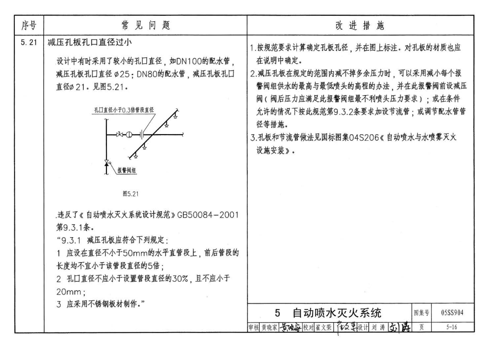 05SS904--民用建筑工程设计常见问题分析及图示－给水排水专业