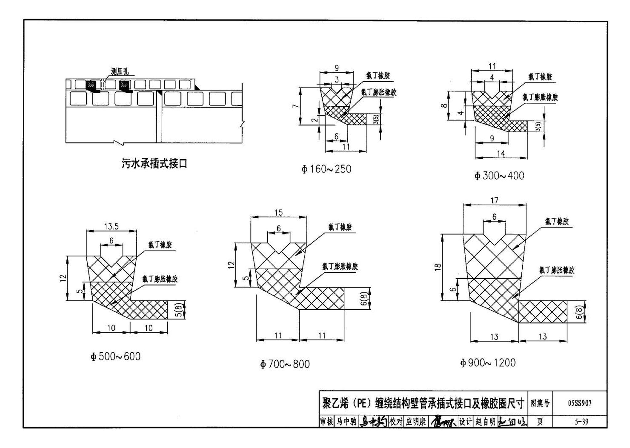 05SS907--小城镇住宅给水排水设施选用与安装