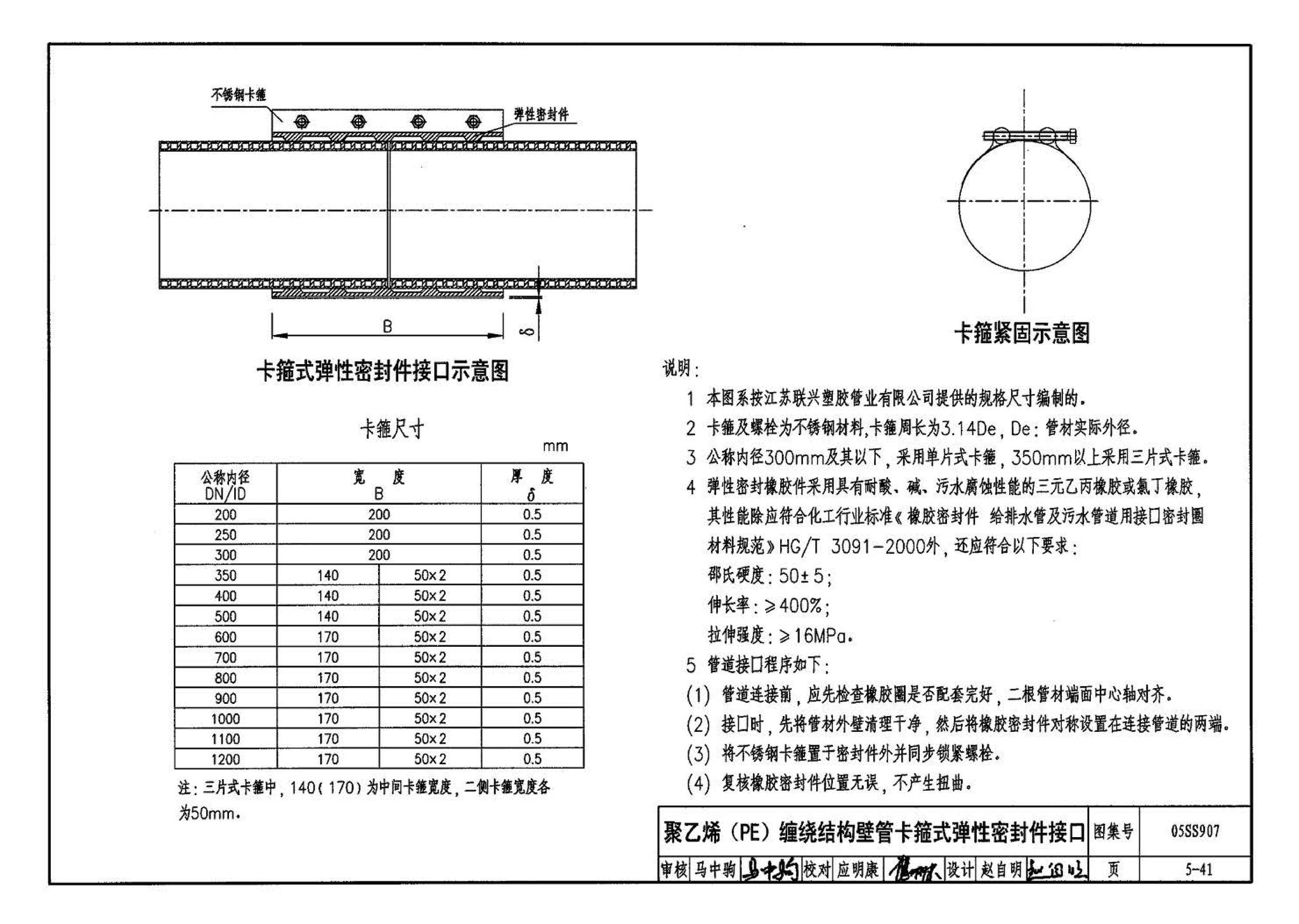 05SS907--小城镇住宅给水排水设施选用与安装