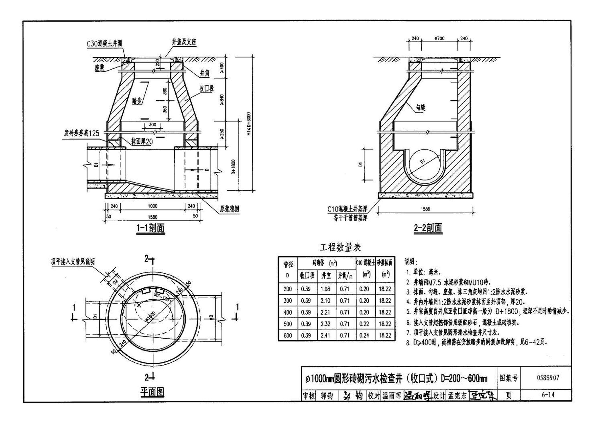 05SS907--小城镇住宅给水排水设施选用与安装